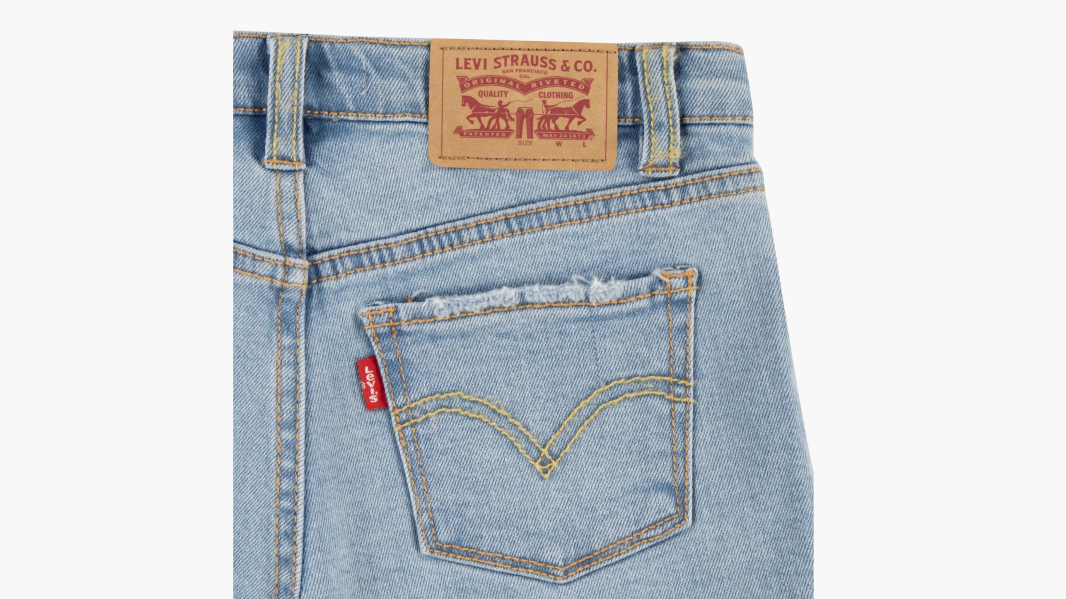 Levi's 501 Original Shorts Big Girls 7-16 7 In Luxor Last
