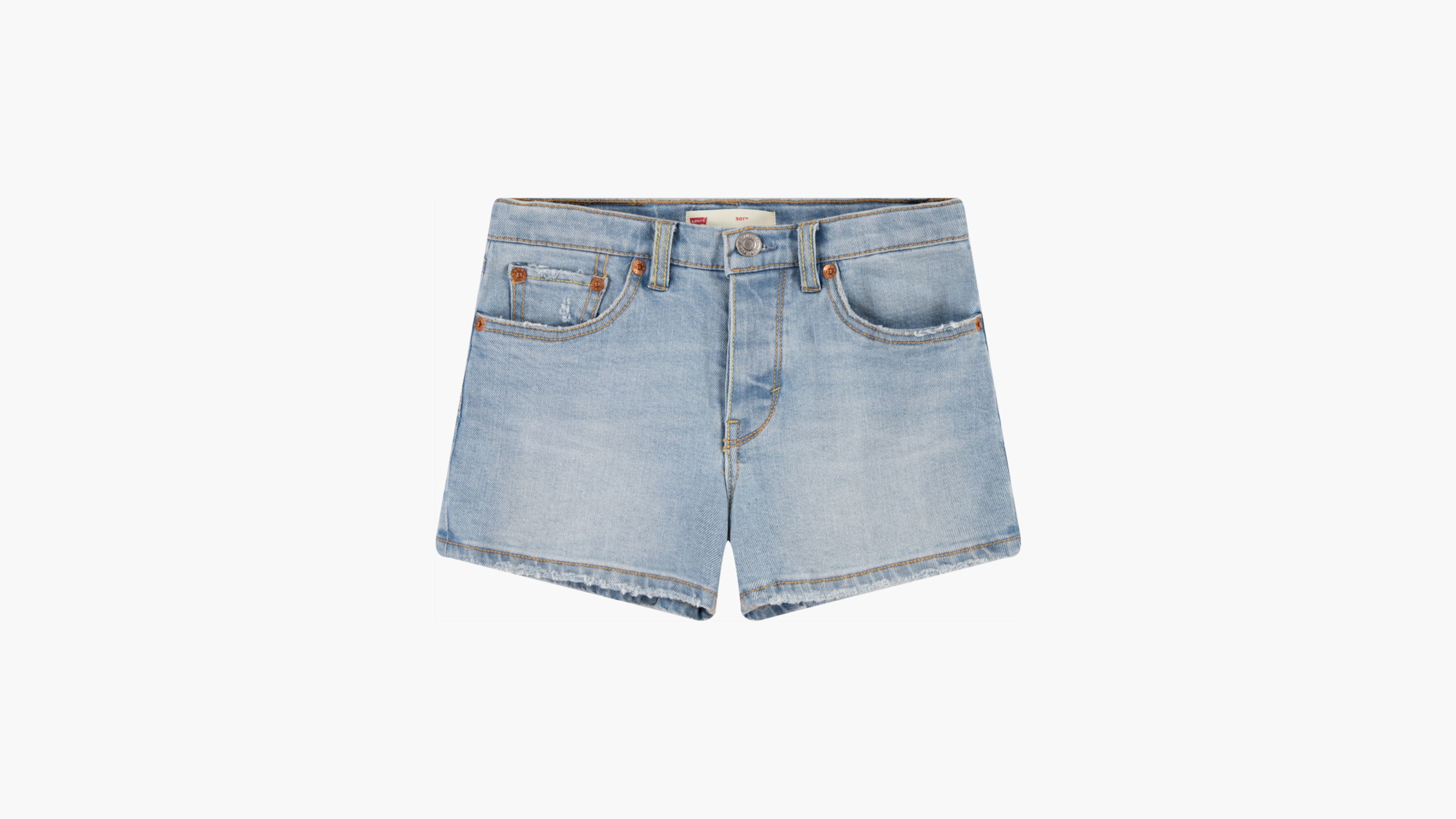 LEVI'S 501 ORIGINAL SHORTS BIG GIRLS 7-16 8 