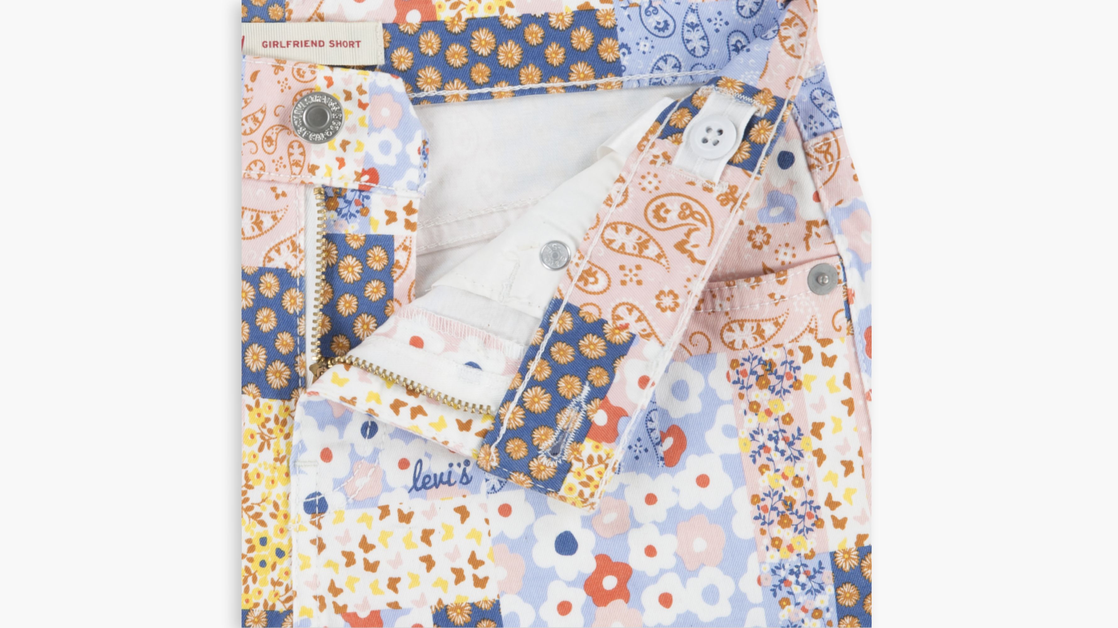 衝撃特価 Girls Big Shorts Patchwork Girlfriend 7-16 US Levi's® | Multi - ぬいぐるみ