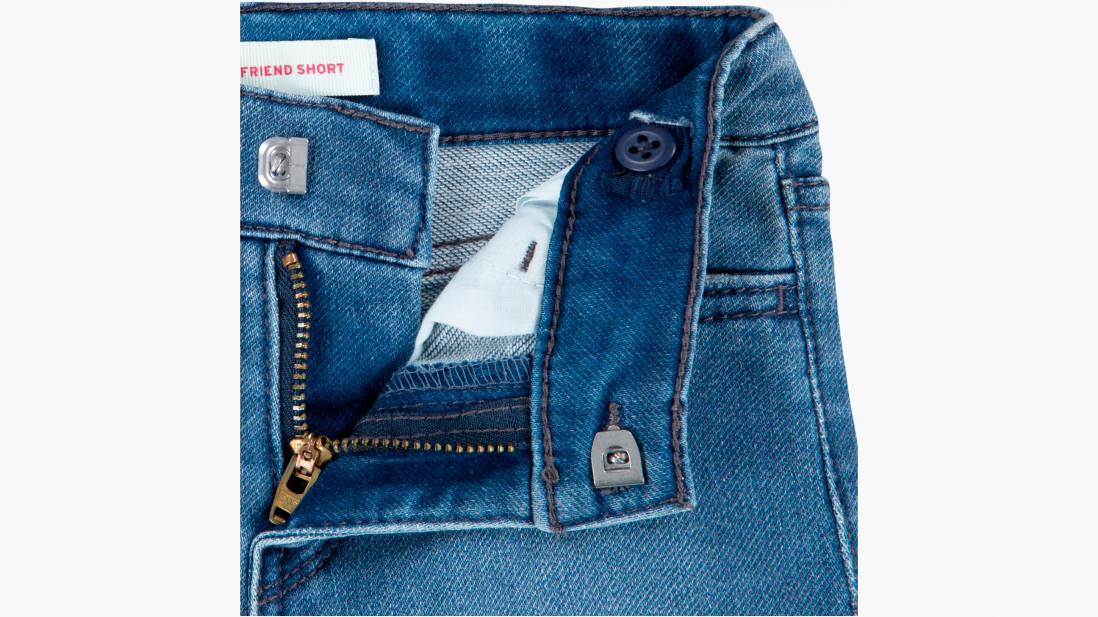 Girlfriend Shorty Shorts Toddler Girls 2t4t Medium Wash Levi's® US