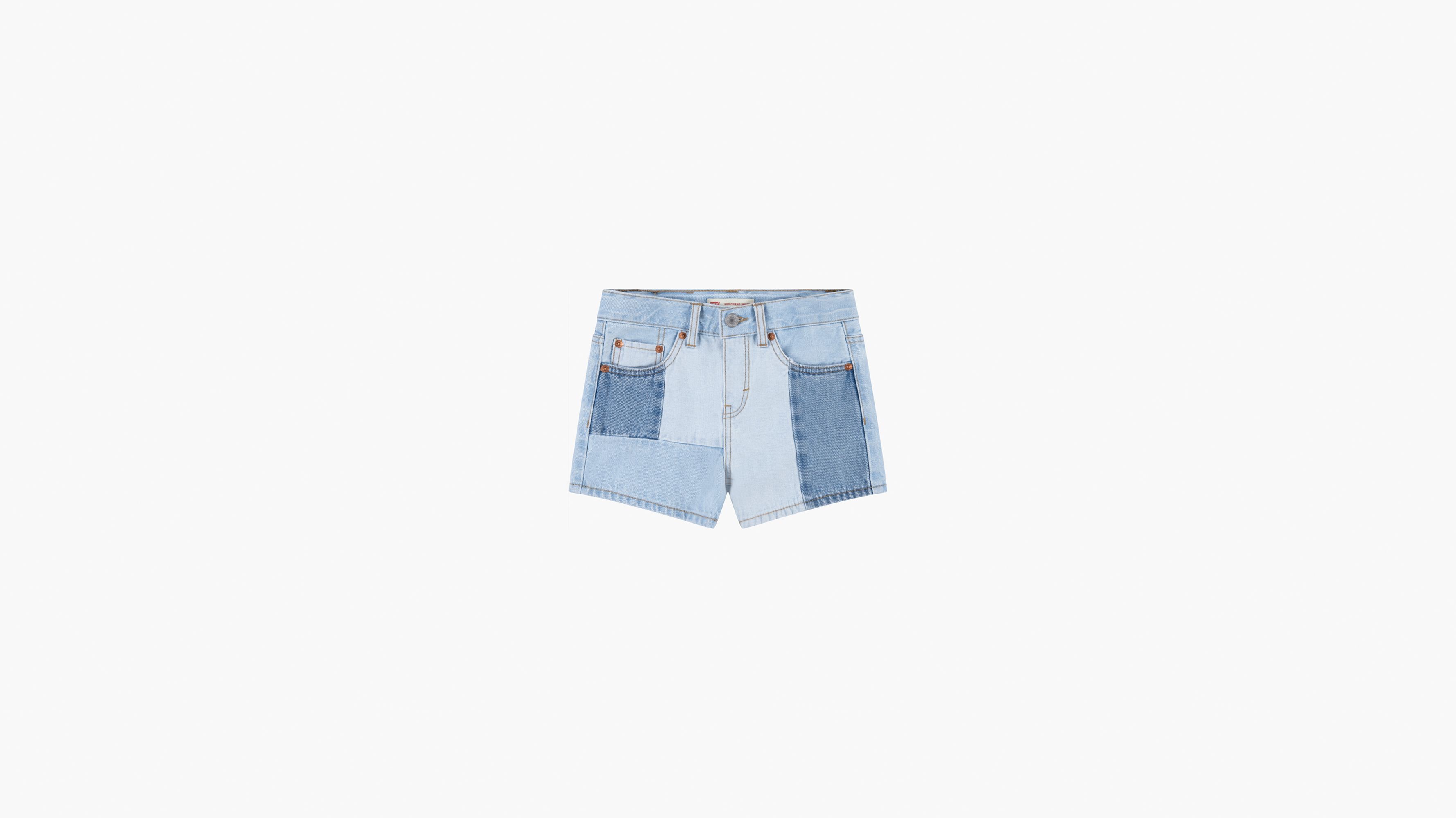 Shade Blocked Girlfriend Shorts Big Girls 7-16 2