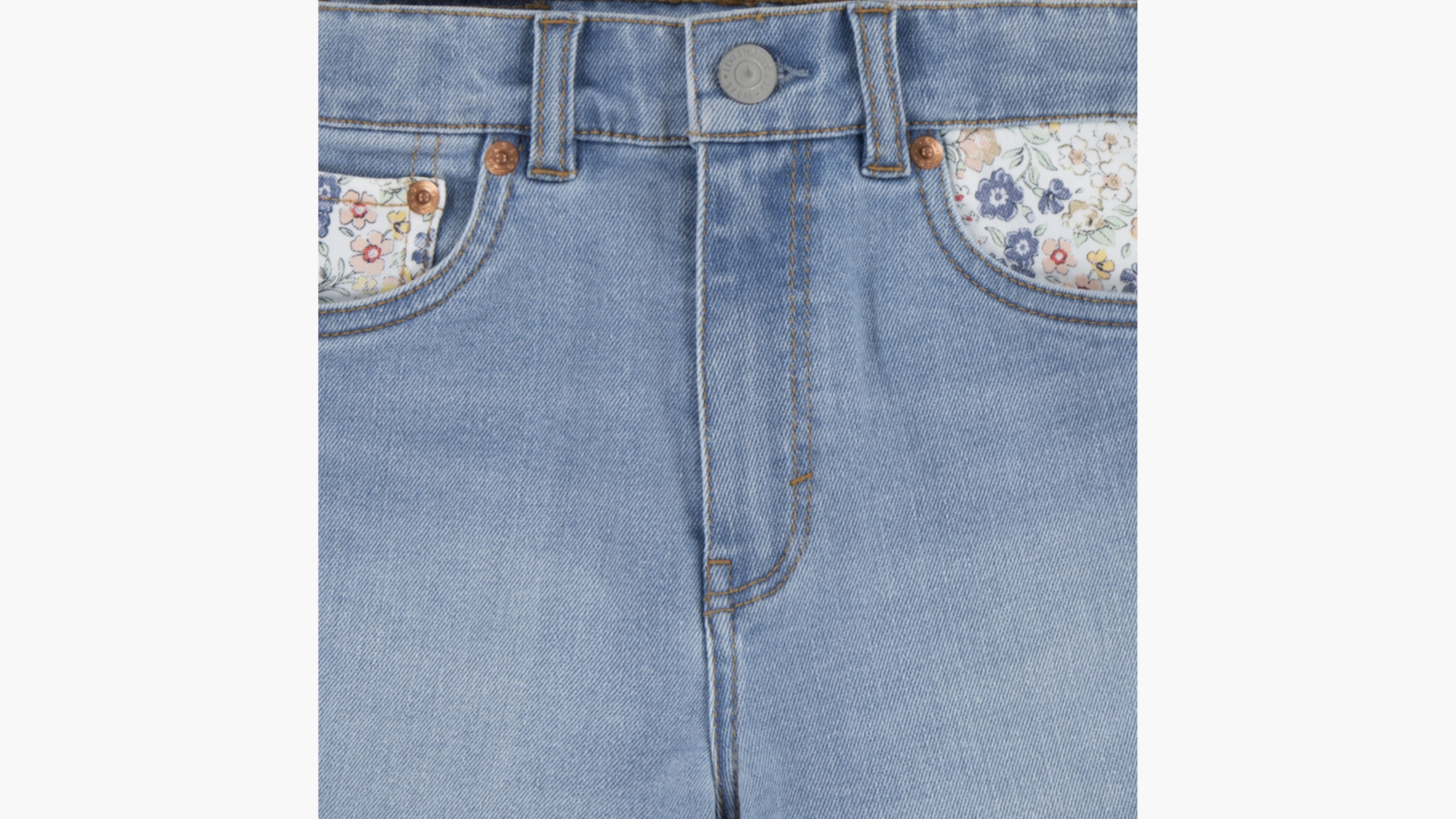 Print Block Mom Short Big Girls 7-16 - Light Wash | Levi's® US