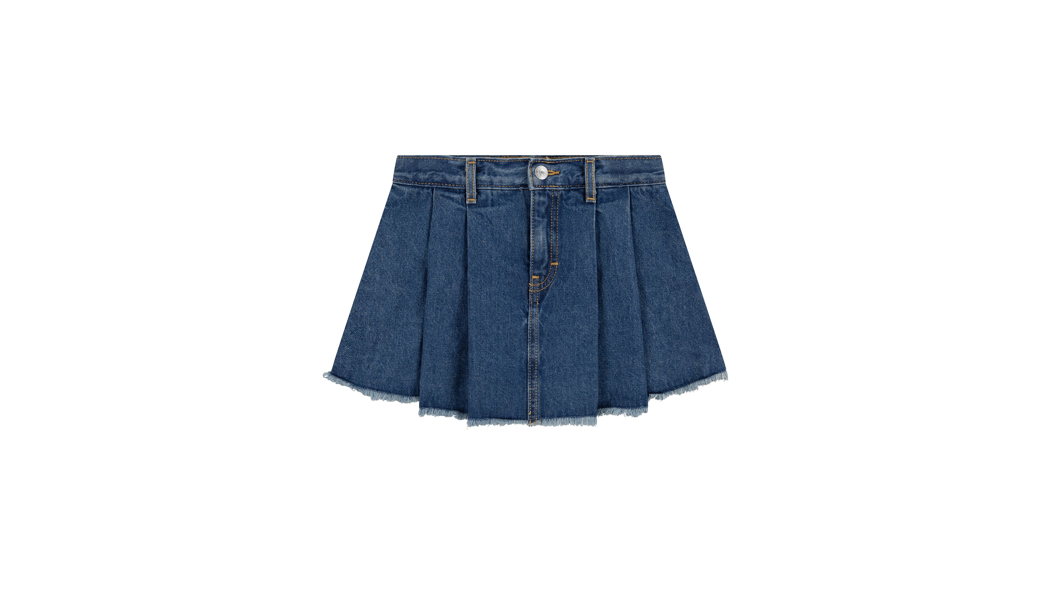 Denim Pleated Skort Little Girls 4-6x - Medium Wash | Levi's® US