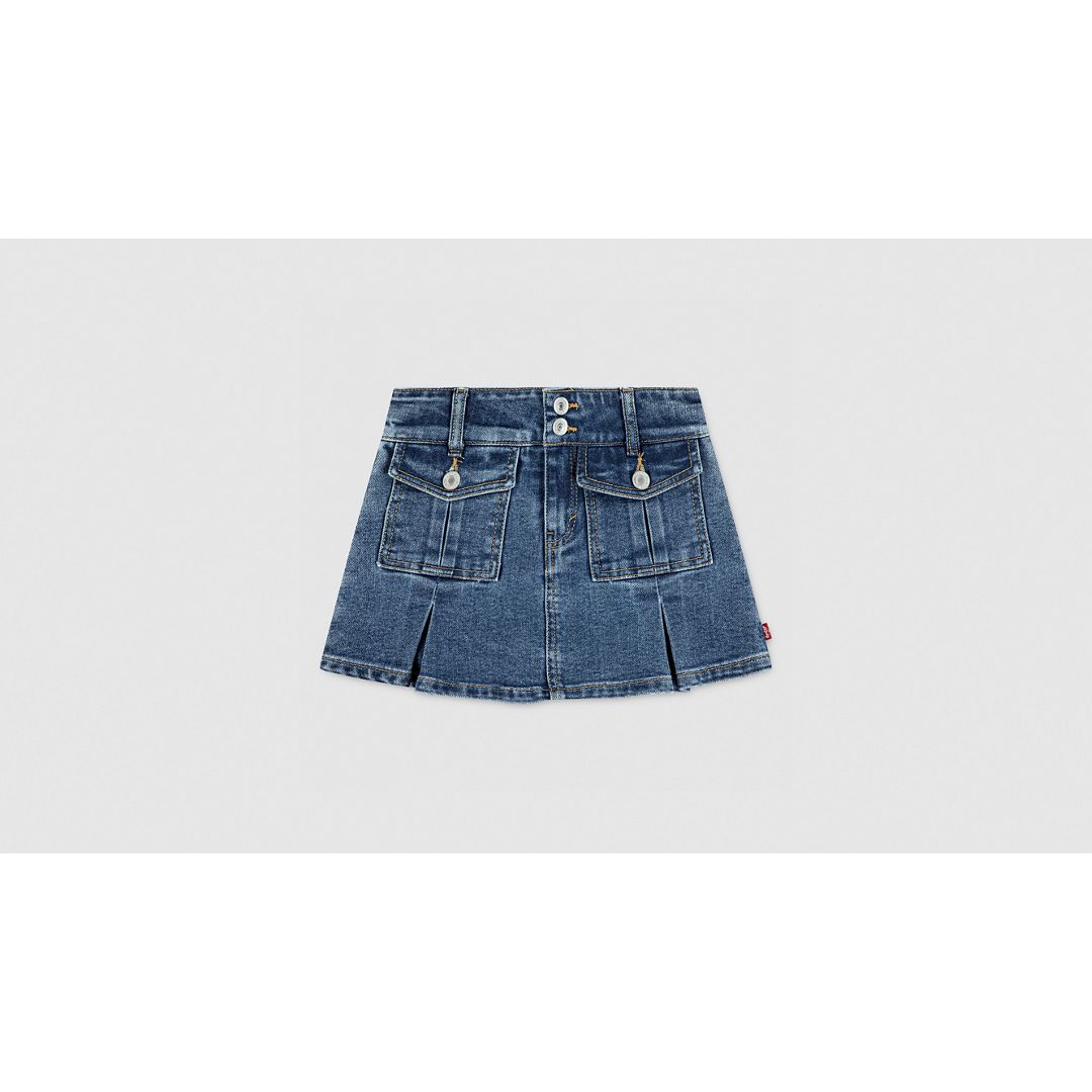 Levi's Levis Pleated Cargo Skort Little Girls 4-6x 6x