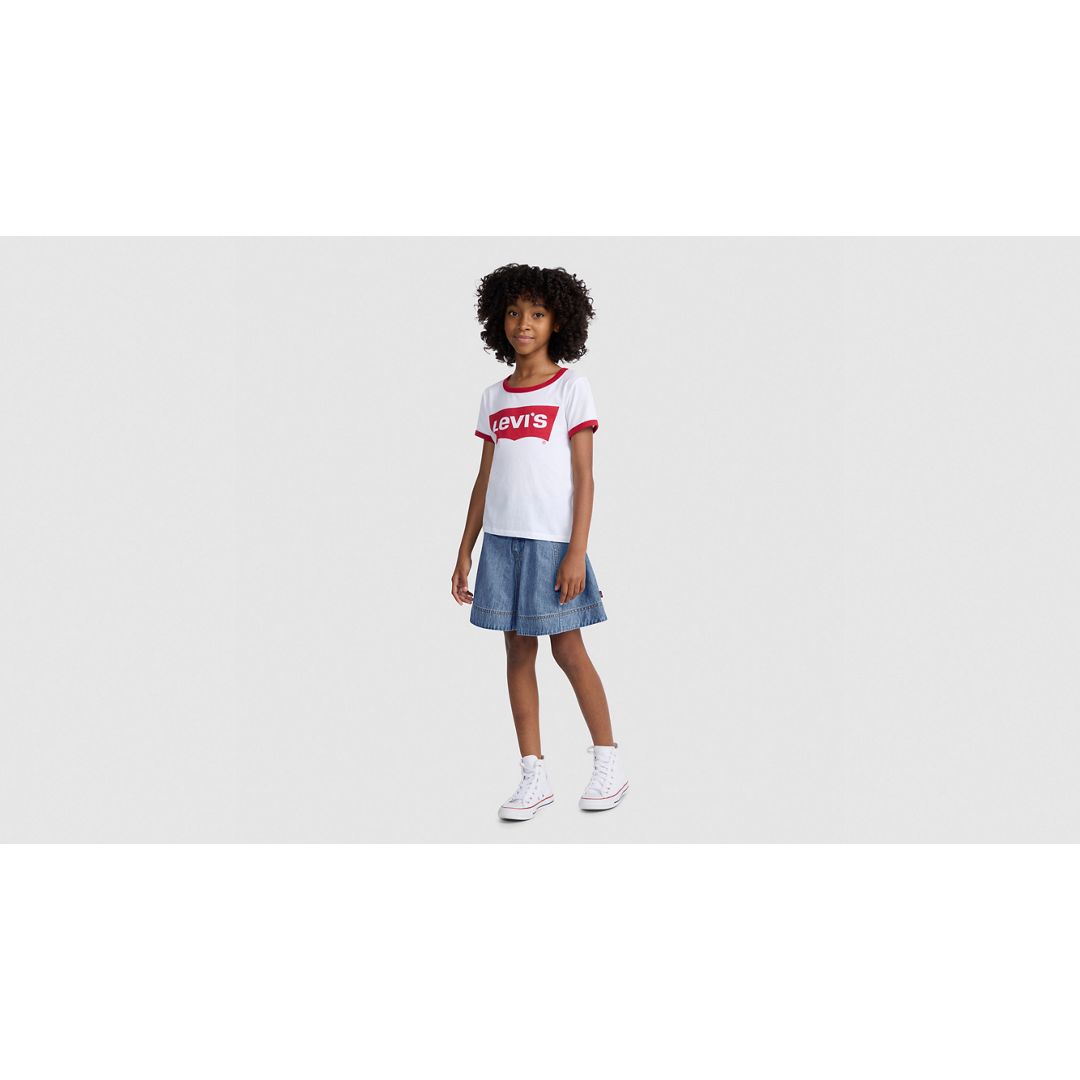 Levi's Full A-line Skirt Big Girls 8-20 8 In Blue