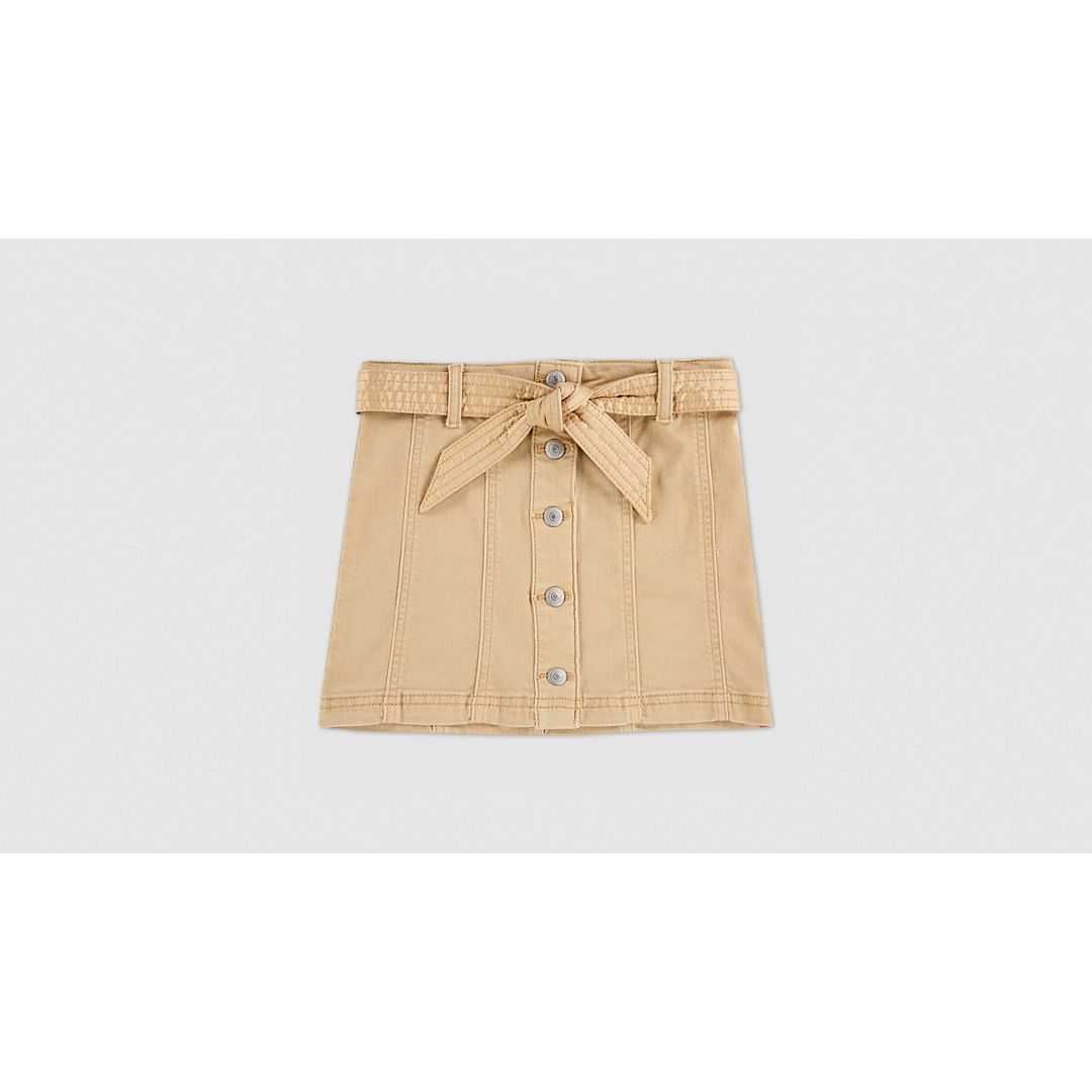 Levi's Levis A-line Skirt W/ Satin Belt Little Girls 4-6x 5