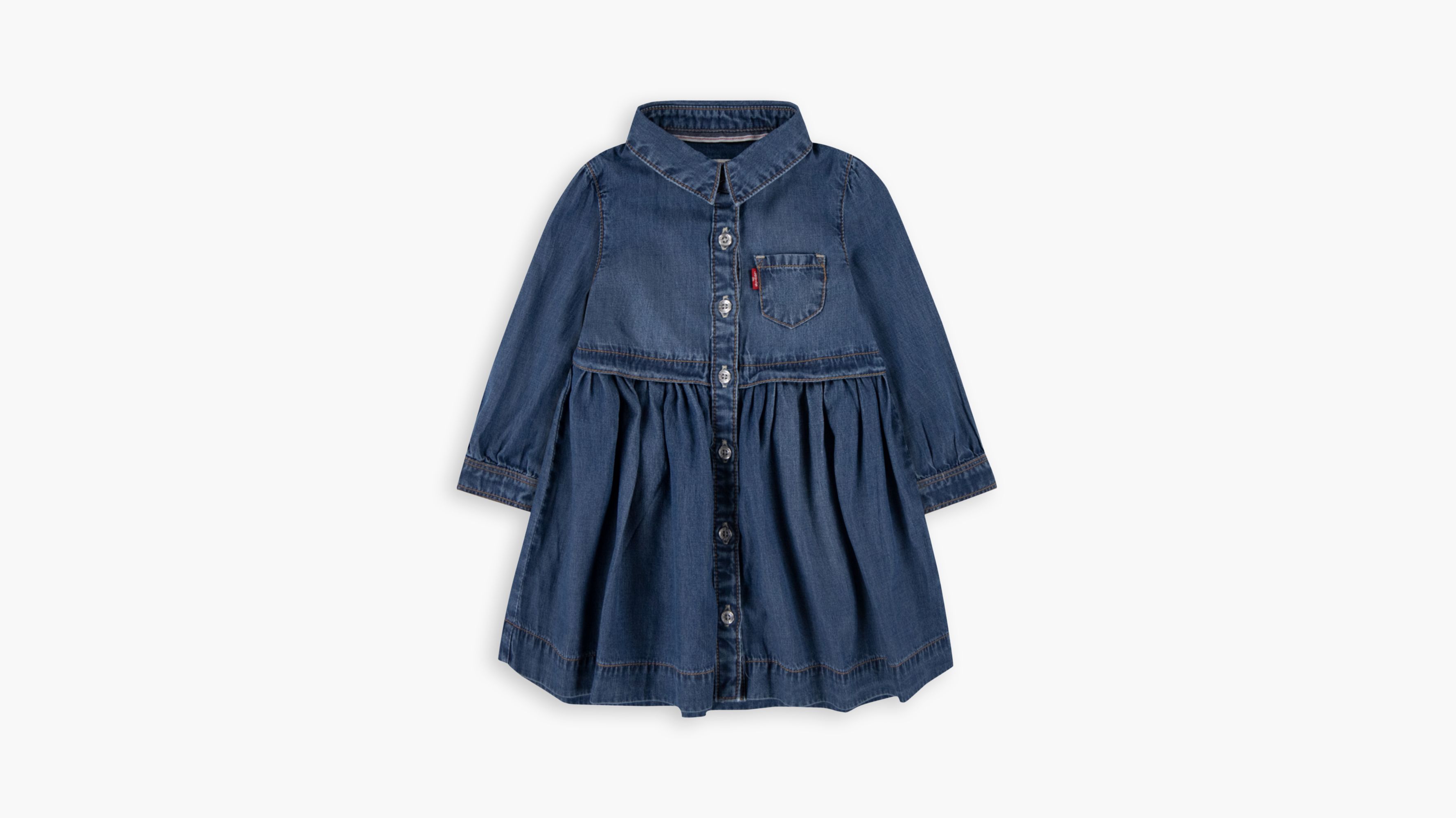Baby Girls 12-24M Denim Western Shirtdress 1
