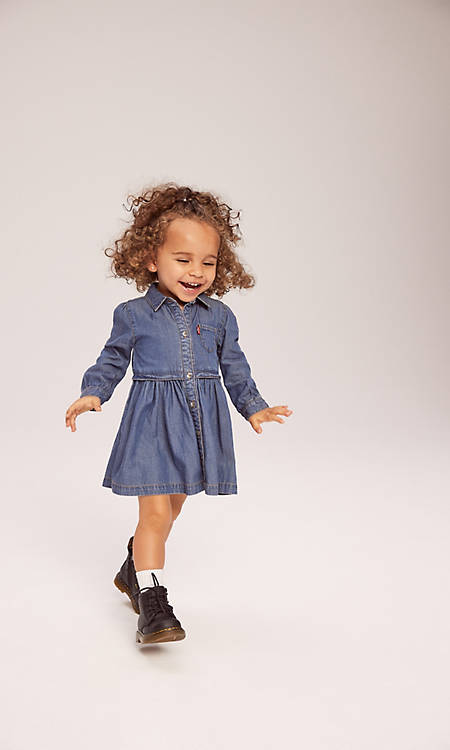Denim Woven Dress Toddler Girls 2t-4t - Medium Wash | Levi's® US
