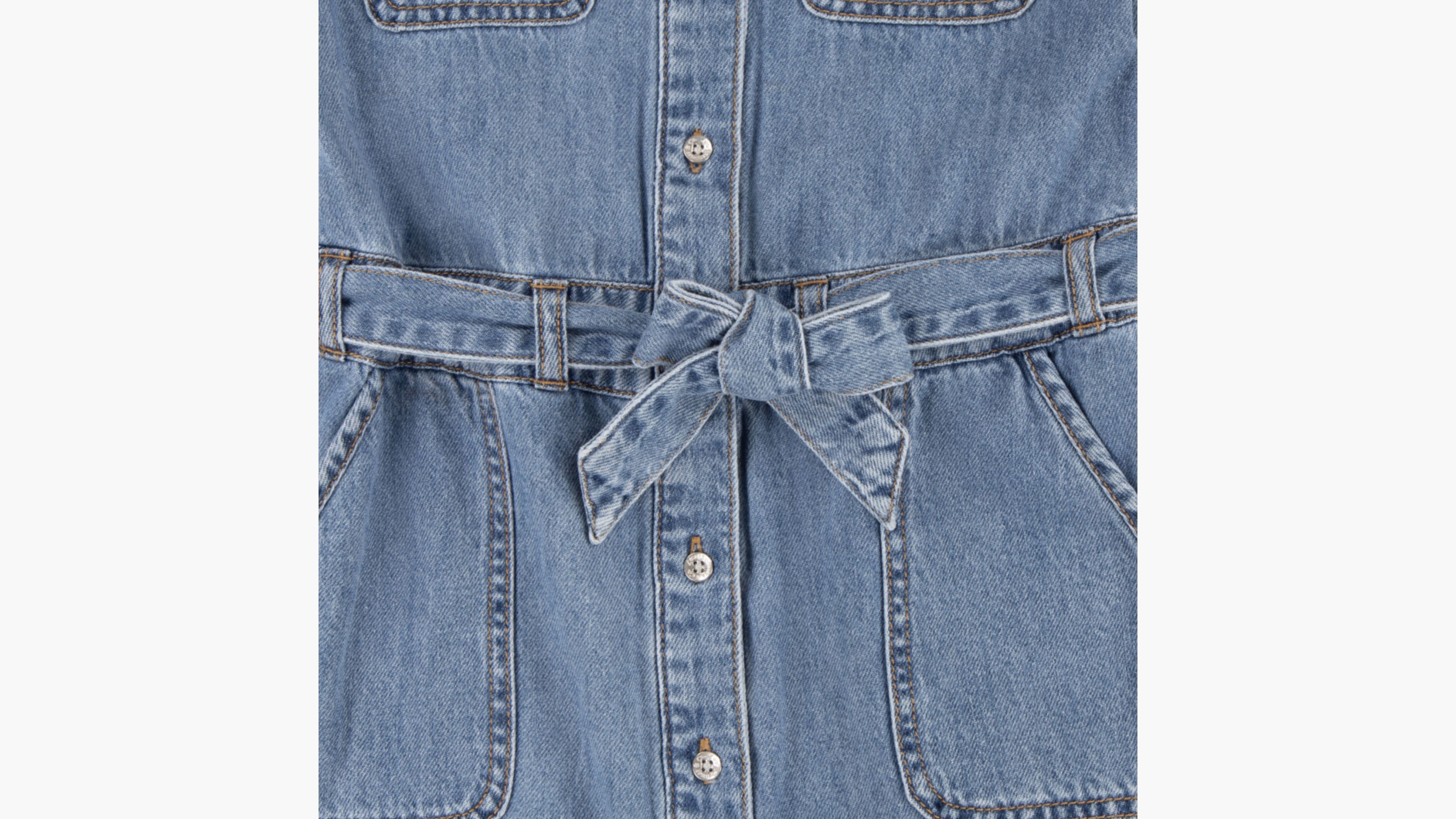 Utility Dress w/ Belt Little Girls 4-6X 4