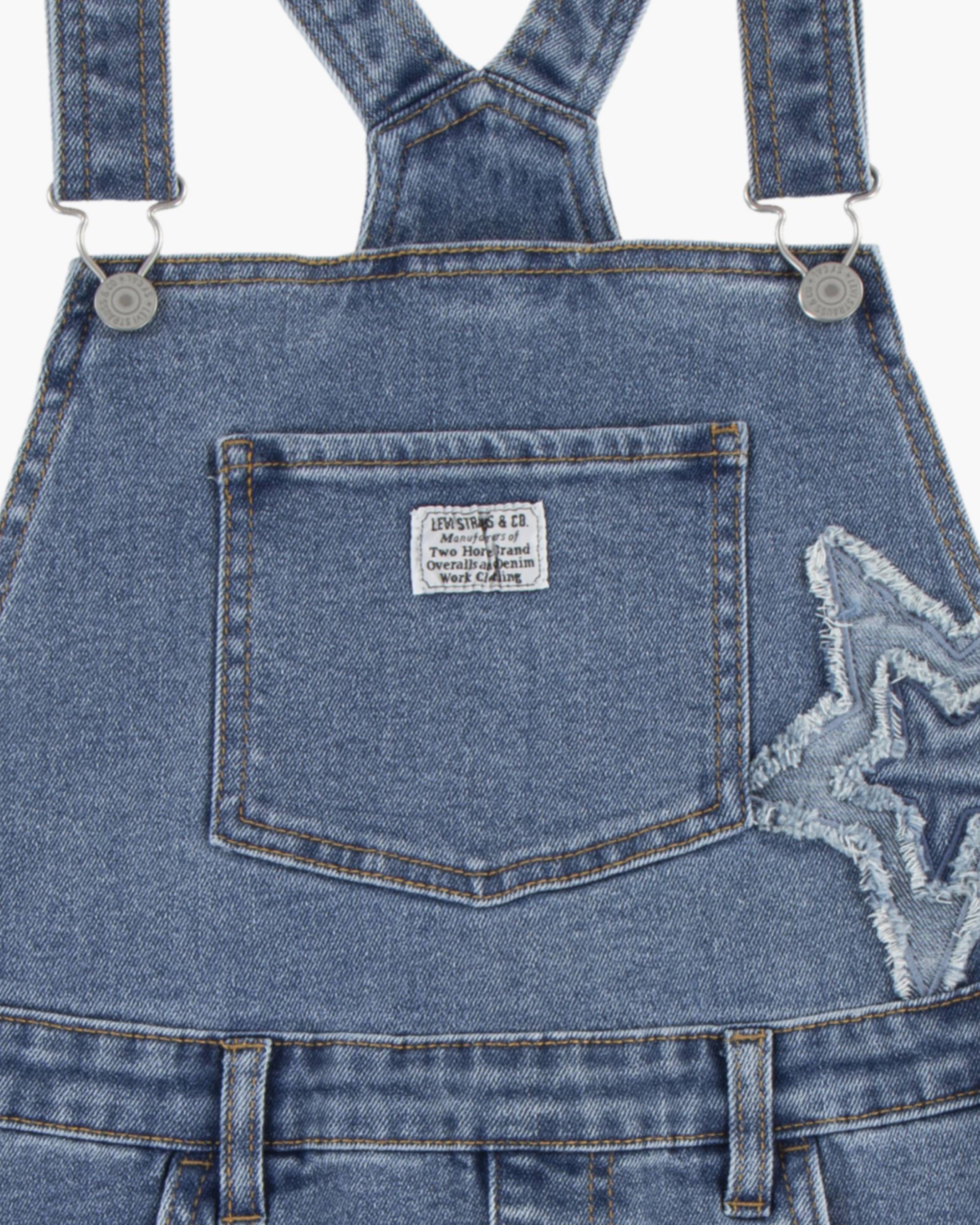 Star Denim Skirtalls Big Girls 7-16 - Medium Wash | Levi's® US Star Denim Skirtalls Big Girls 7-16 - Medium Wash | Levi's® US