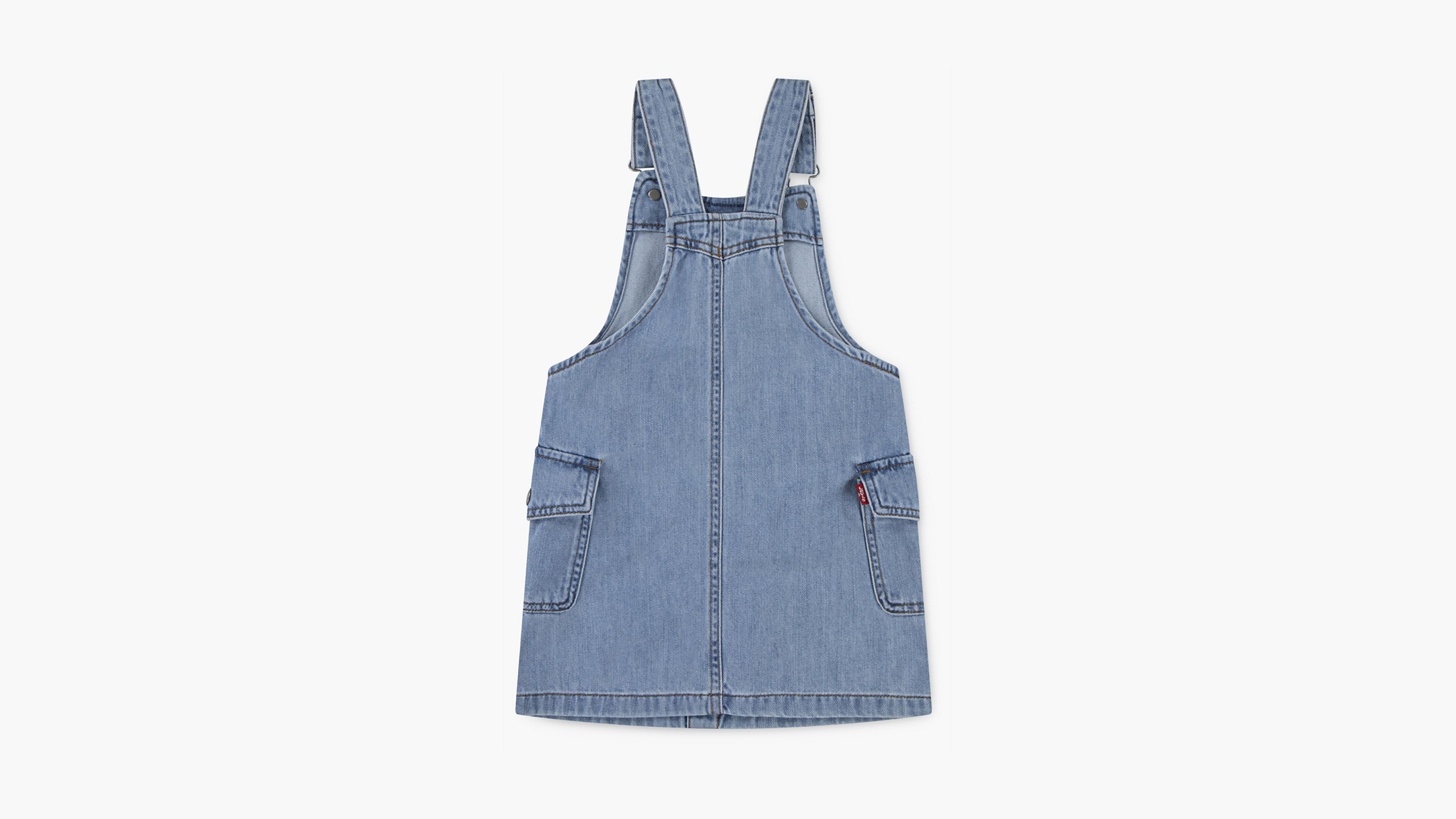 Levi's Cargo Pocket Skirtall Little Girls 4-6x 6 In Fully Baked