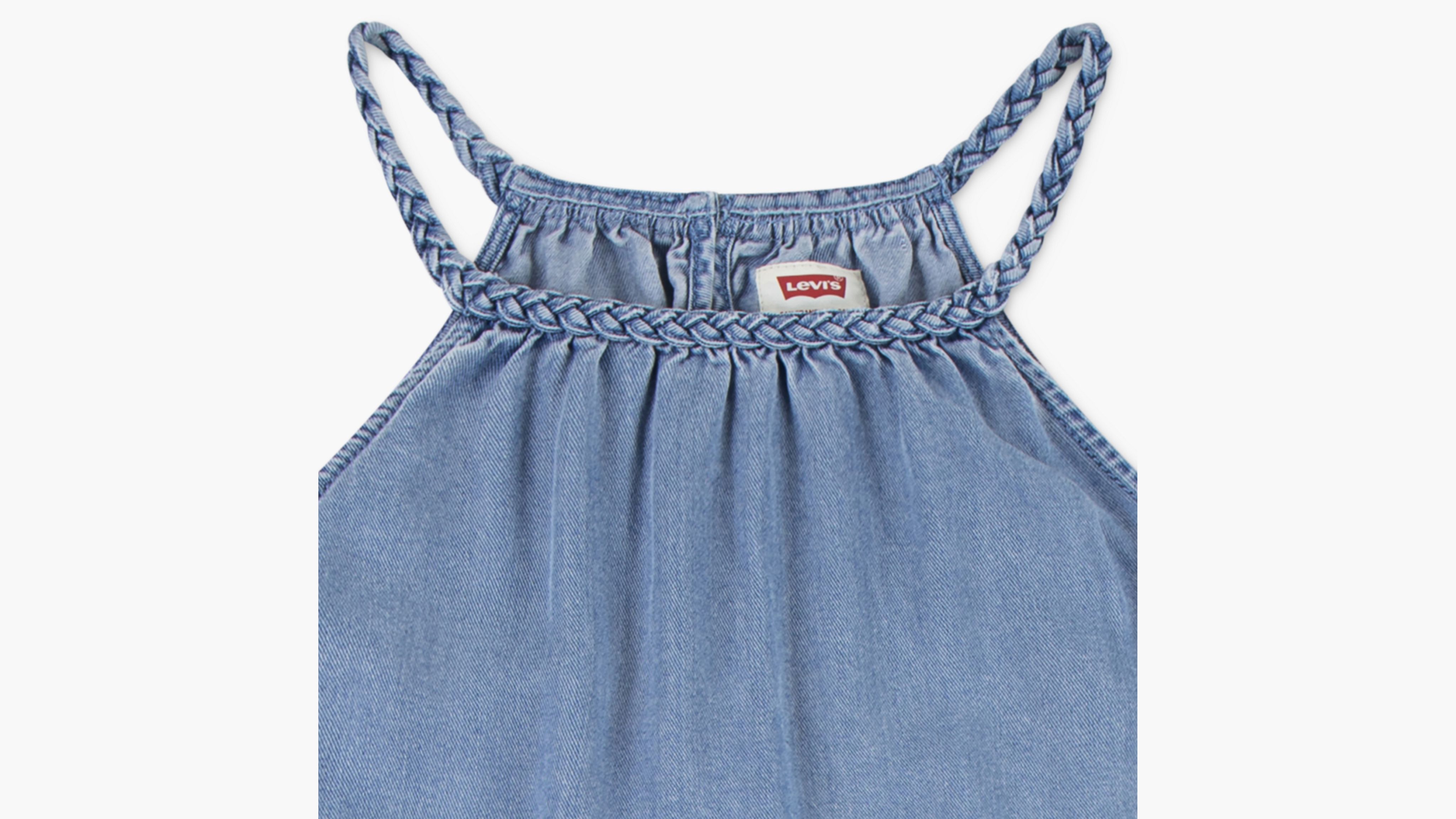 Halter Tiered Dress Big Girls S-xl - Blue | Levi's® US