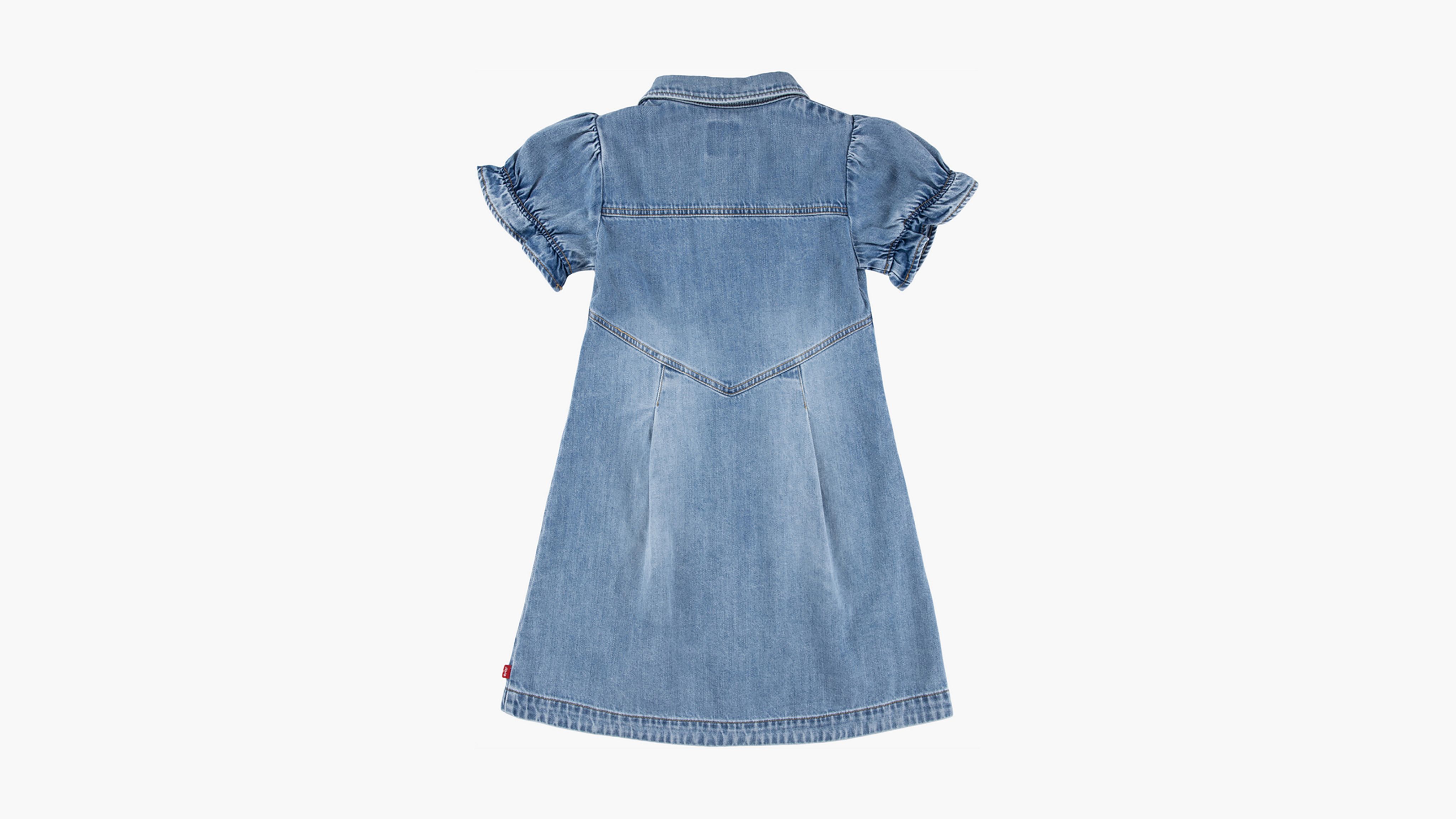 Western Button Up Dress Big Girls S-XL