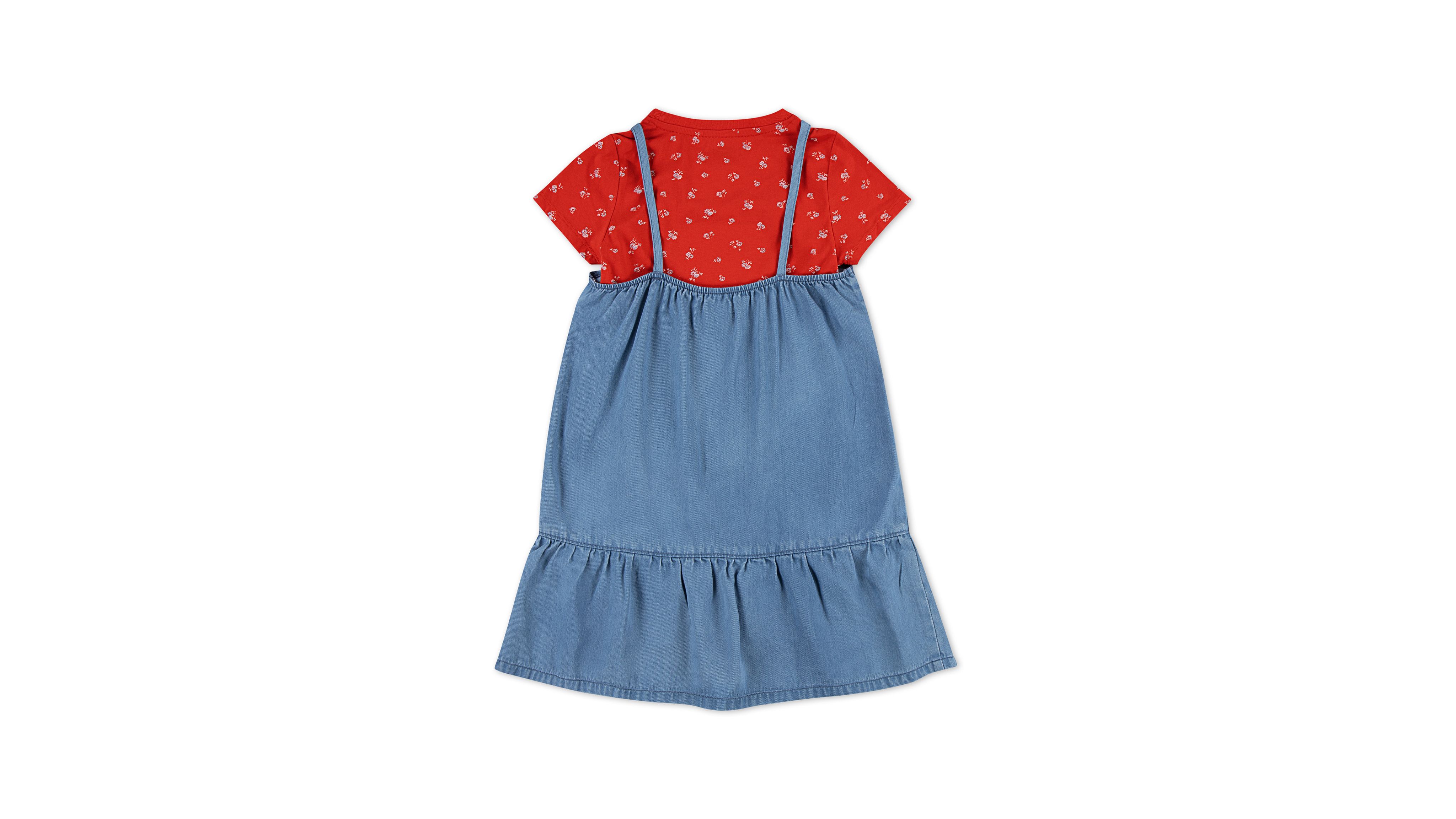 Layerable Dress With Tee Little Girls 4-6X
