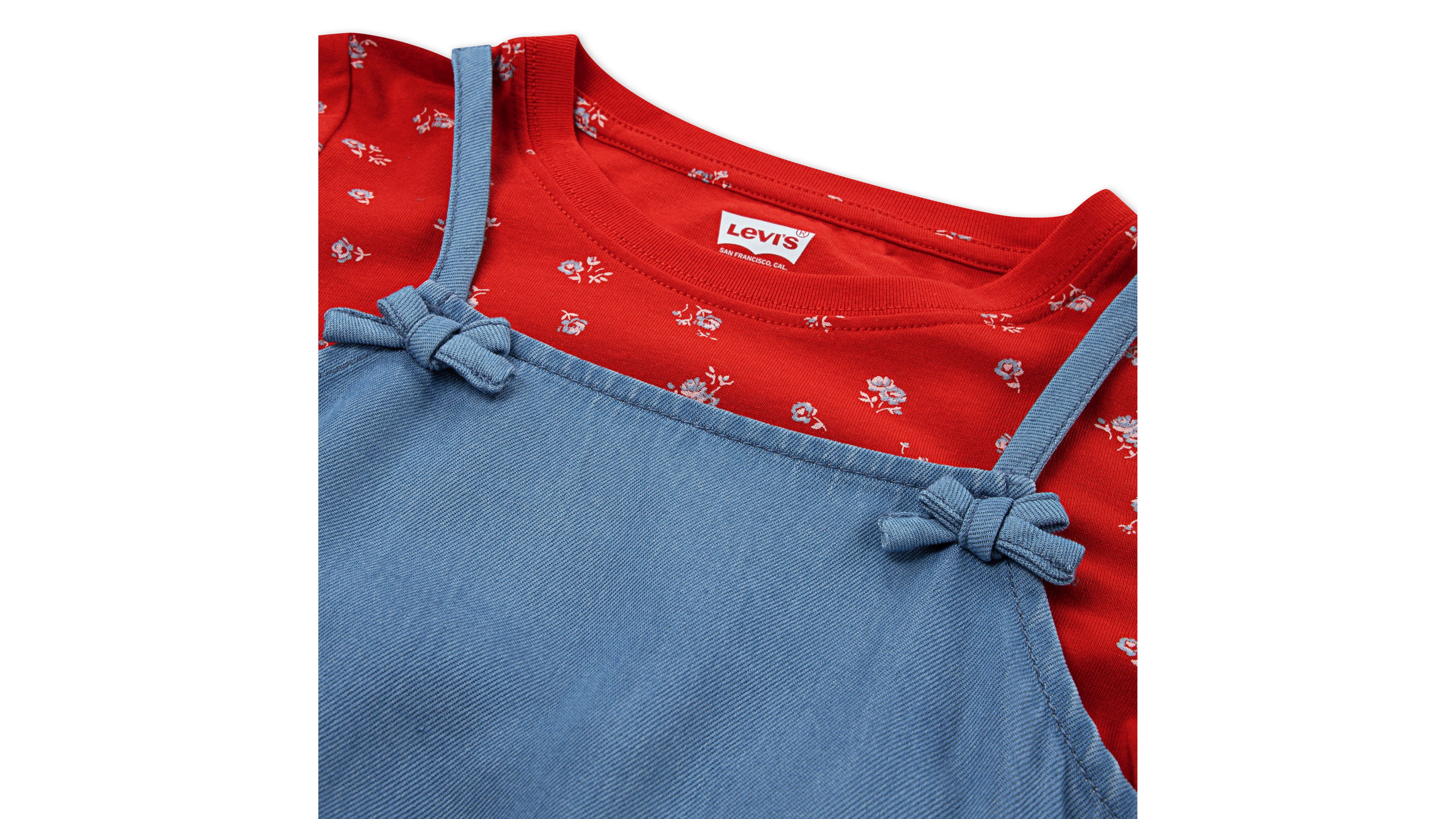 Layerable Dress With Tee Little Girls 4-6X