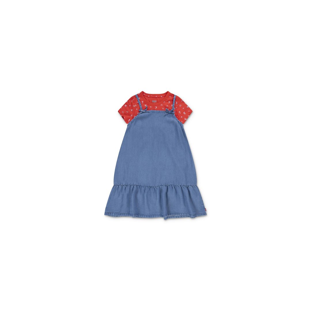 Levi's Levis Layerable Dress With Tee Big Girls S-xl T-shirt S In Blue