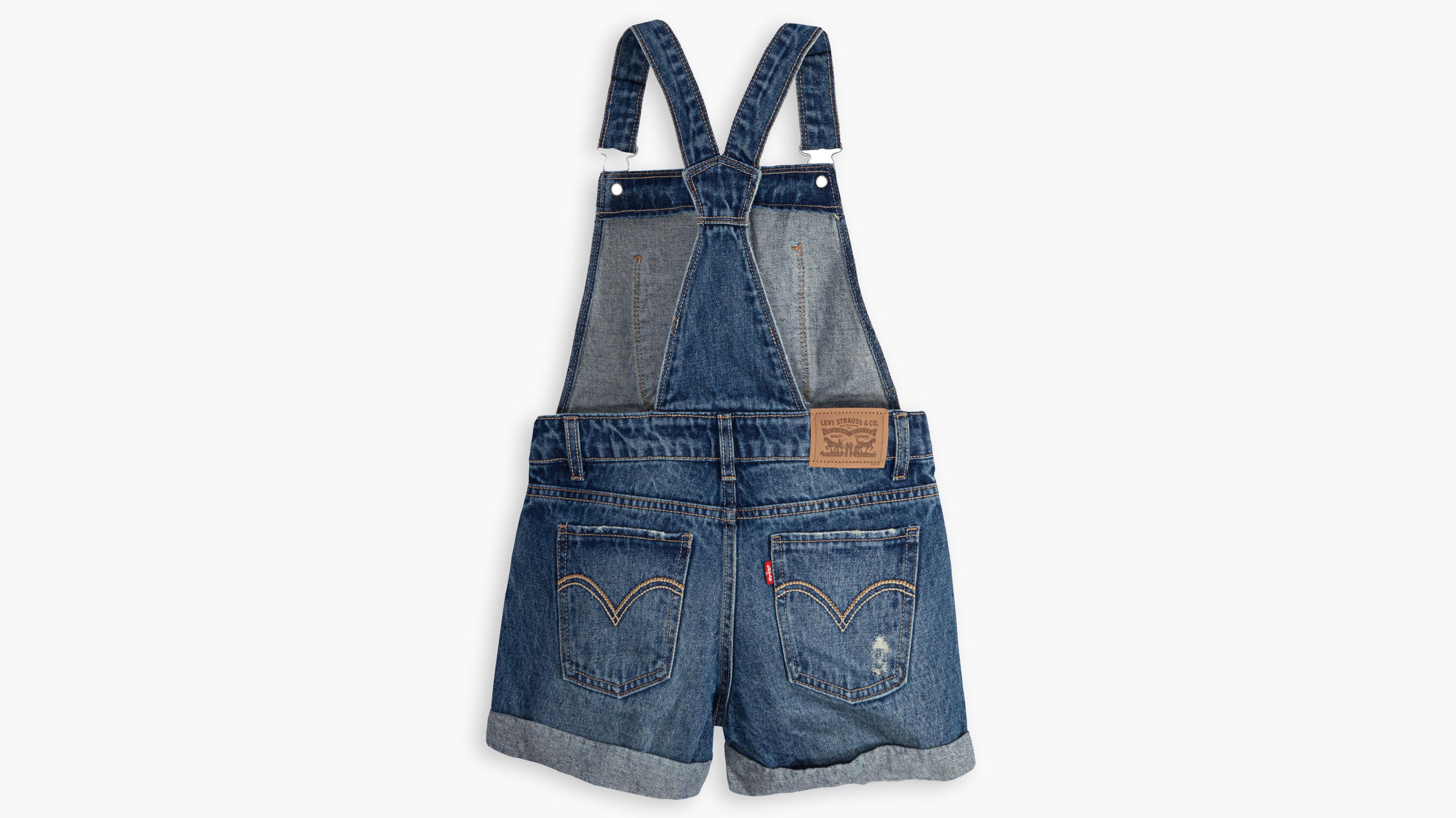 Denim Shortalls Big Girls 7-16
