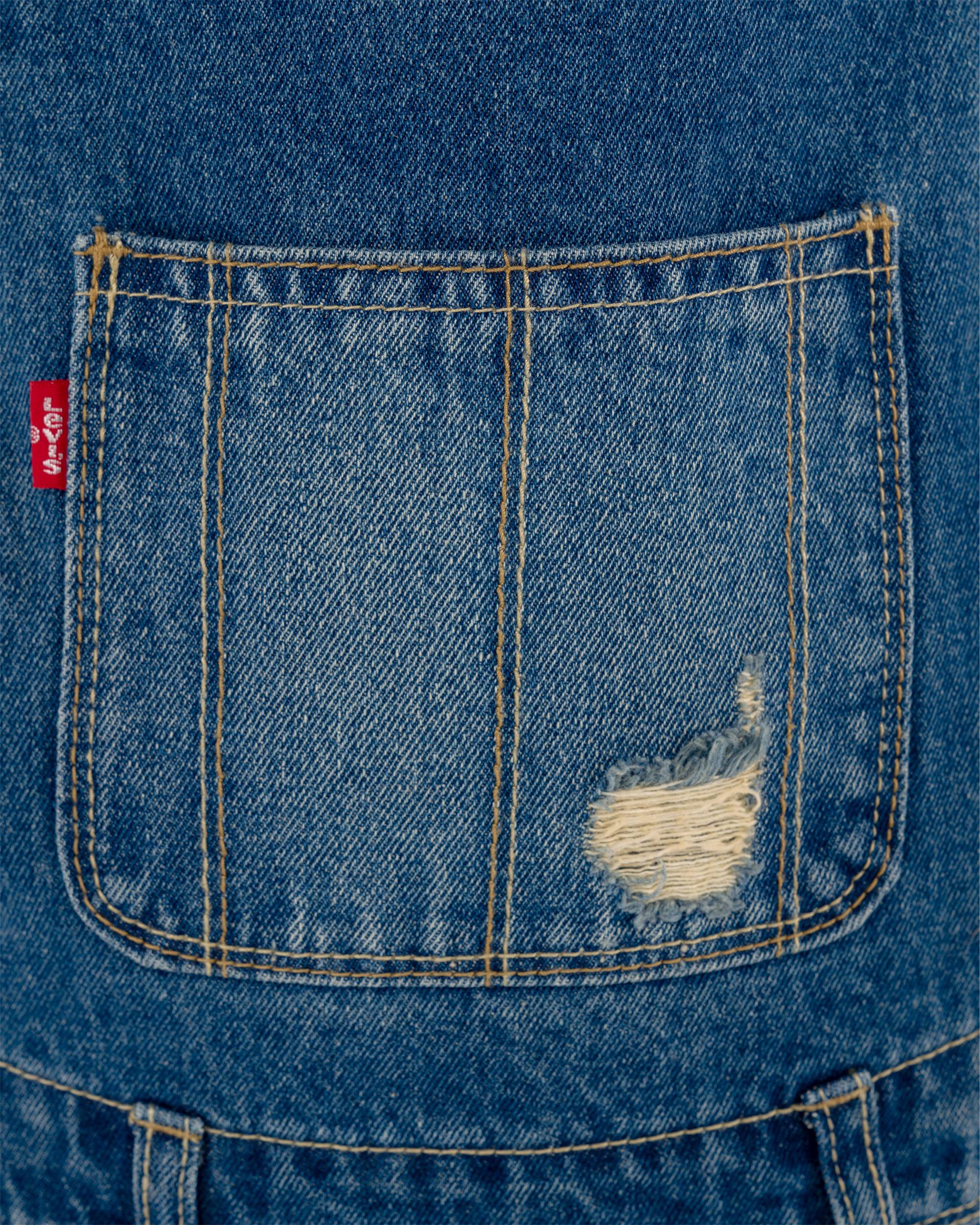 Denim Shortalls Big Girls 7-16 - Medium Wash | Levi's® US Denim Shortalls Big Girls 7-16 - Medium Wash | Levi's® US