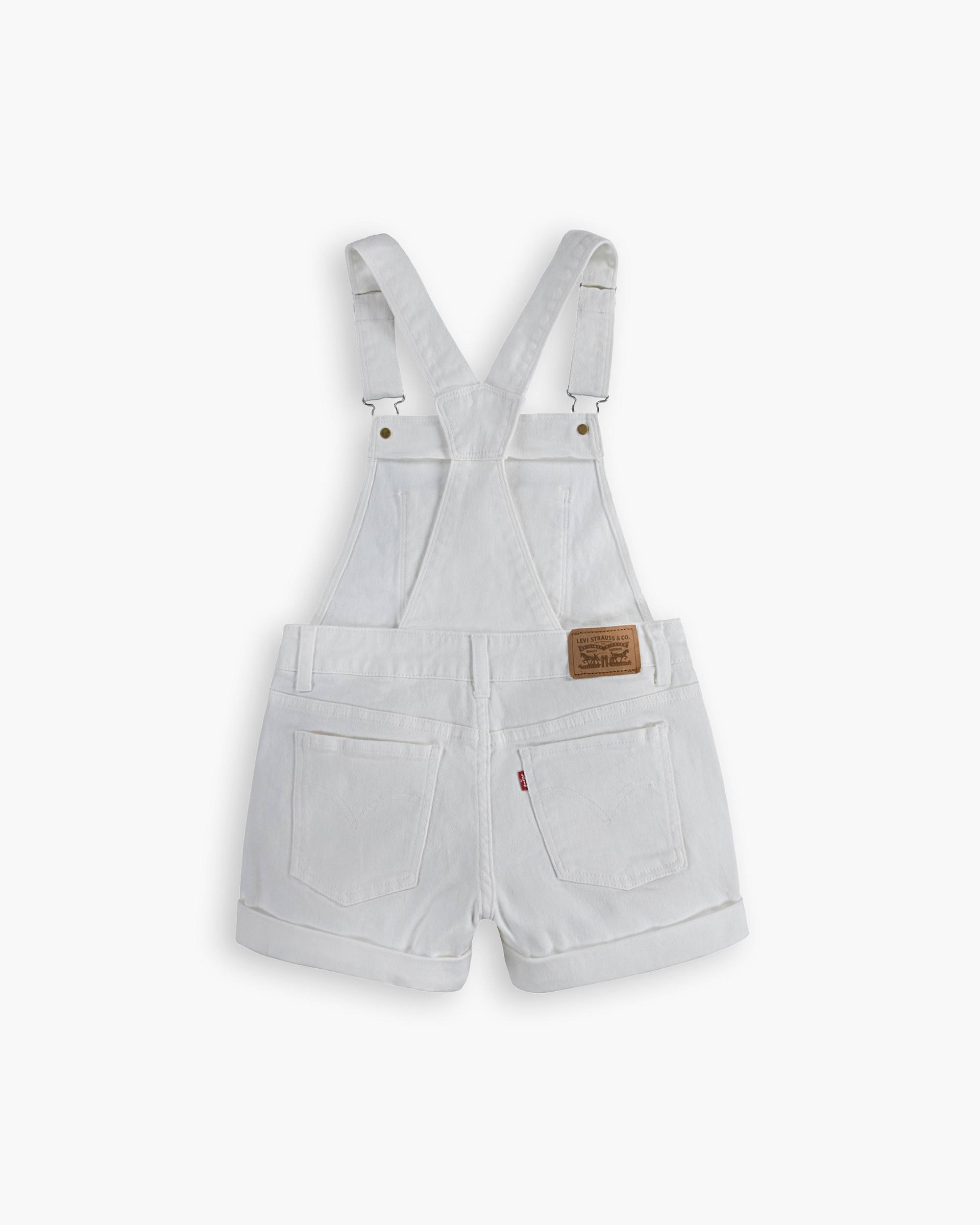Denim Shortalls Big Girls 7-16 - White | Levi's® US Denim Shortalls Big Girls 7-16 - White | Levi's® US