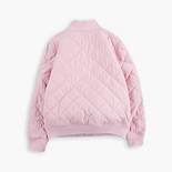 Big Girls S-XL Quilted Bomber Jacket 2