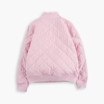 Big Girls S-XL Quilted Bomber Jacket 2