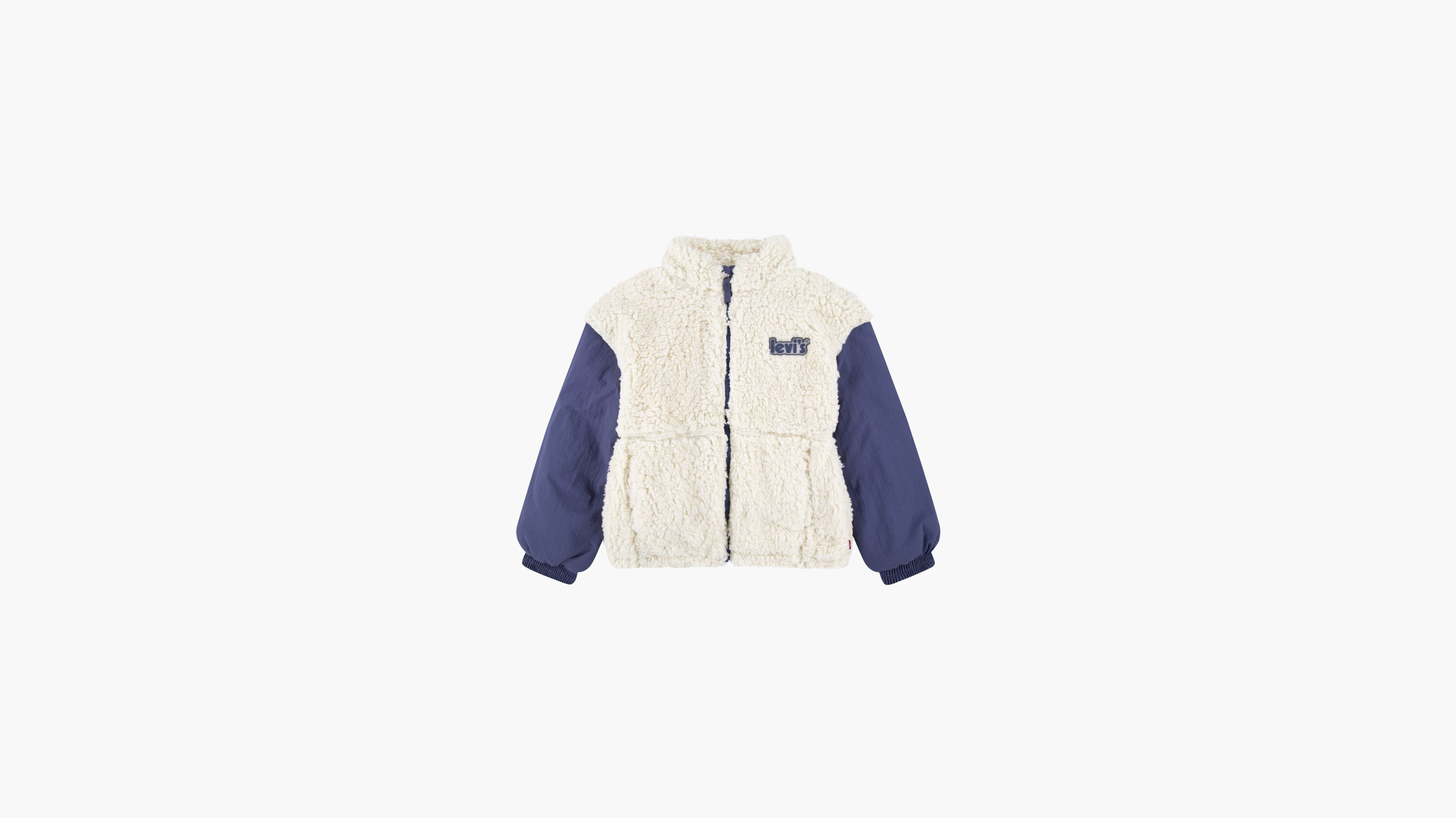 Boxy Fit Sherpa Jacket Big Girls S-XL 4