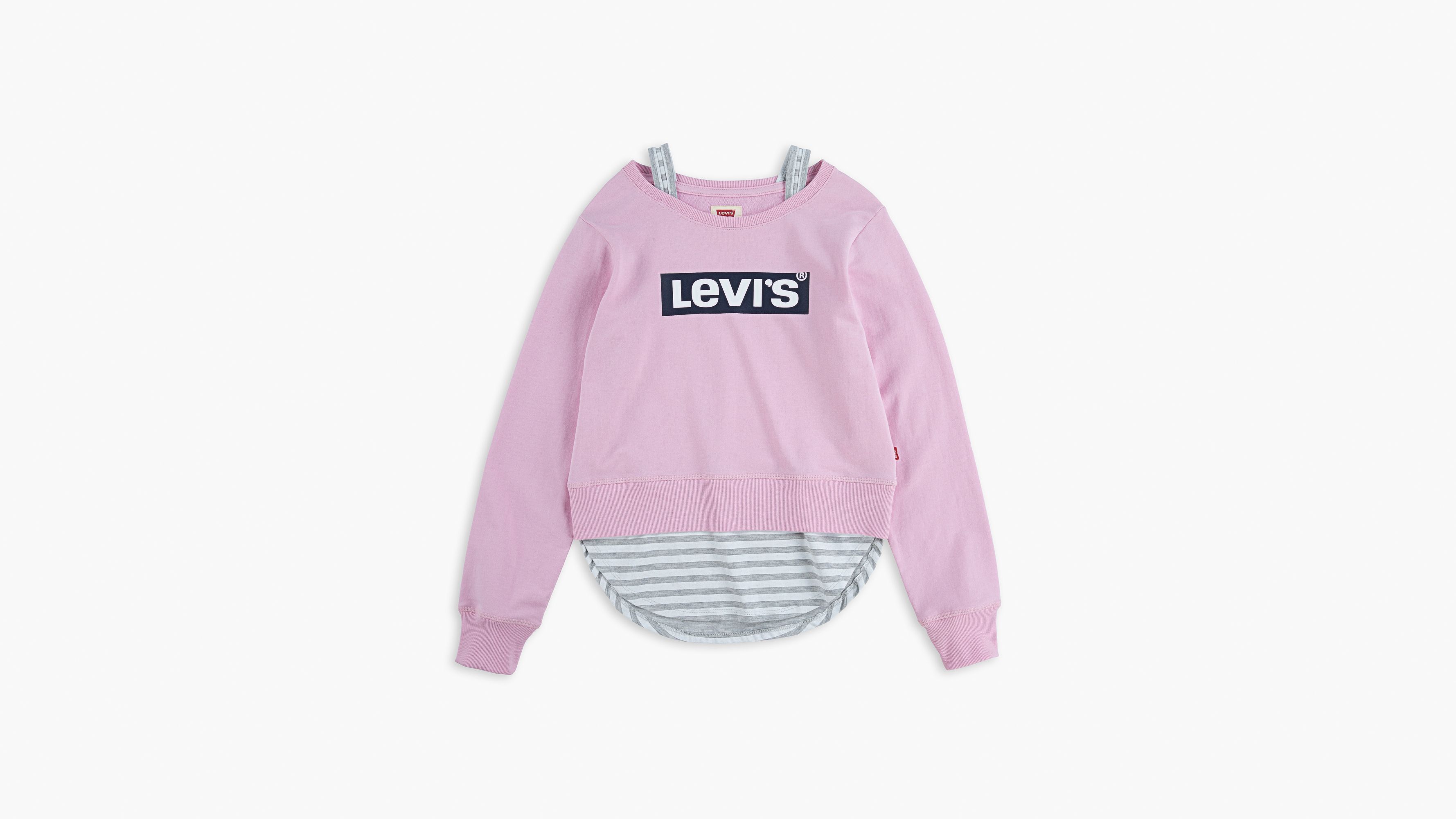 Big Girls S-XL Box Tab Two-fer Top 1