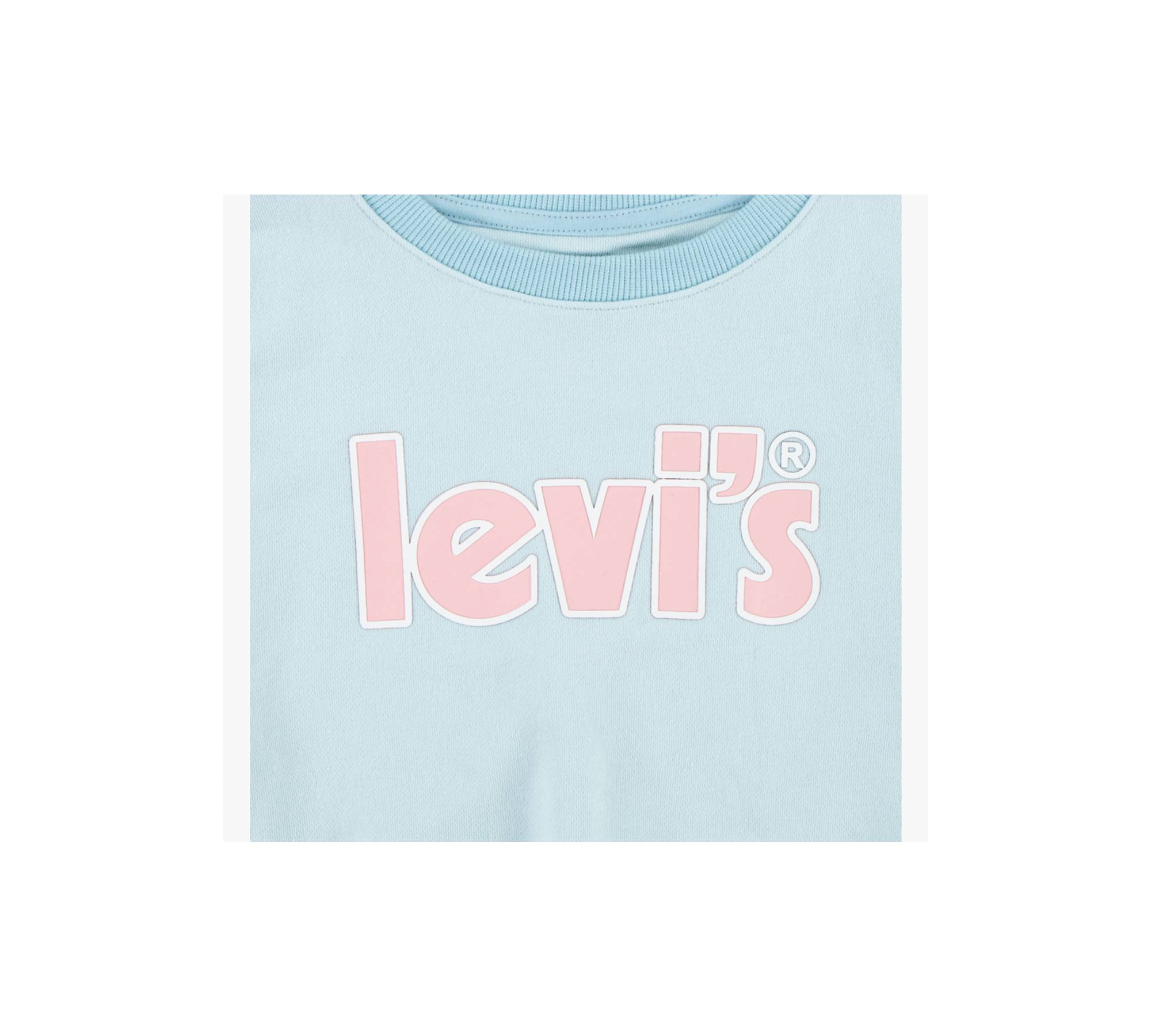 Colorblock Crewneck Little Girls 4-6x - Blue | Levi's® US
