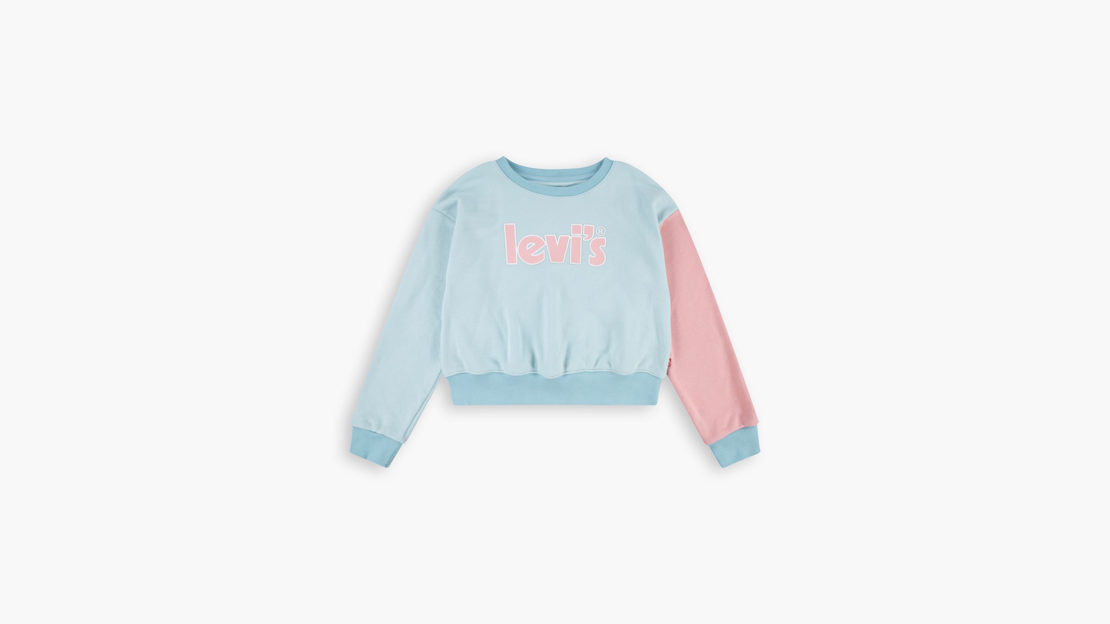 Colorblock Crewneck Little Girls 4-6x - Blue | Levi's® US