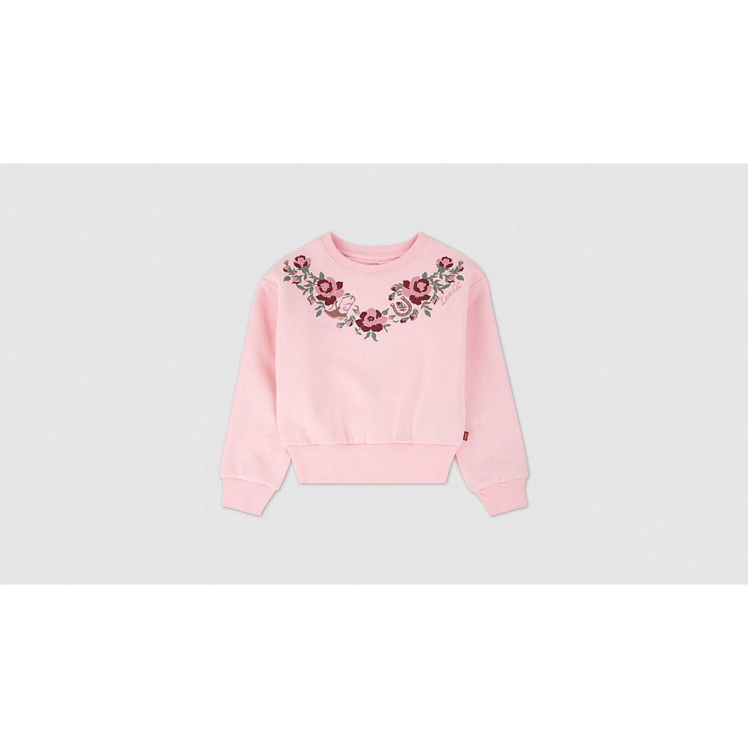 Levi's Levis Meet And Greet Western Crew Little Girls 4-6x 6 In Pink