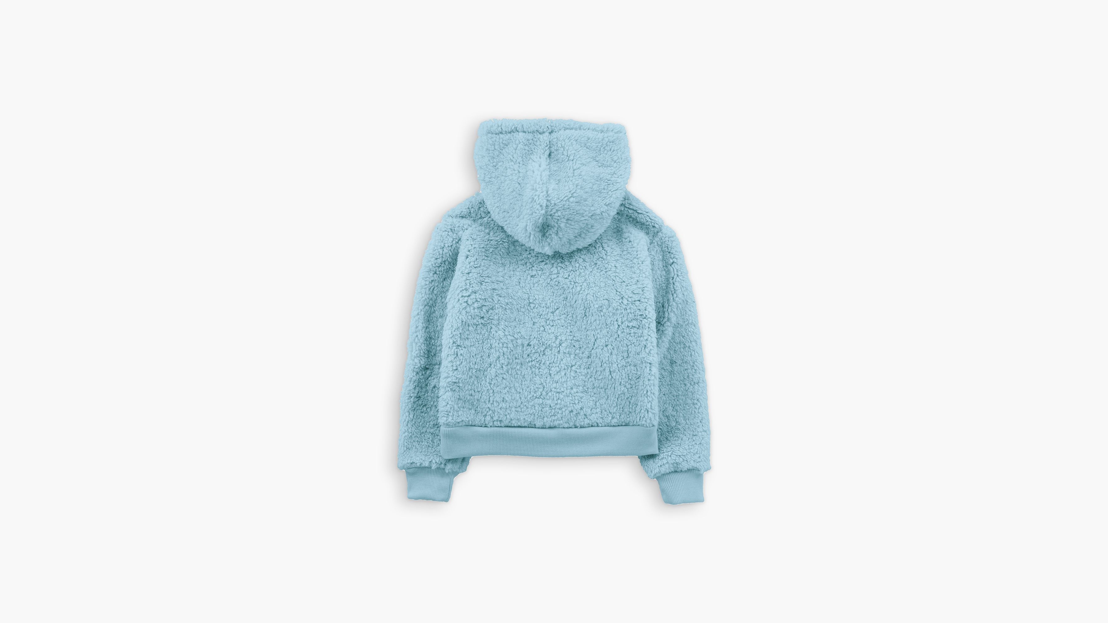 girls sherpa hoodie