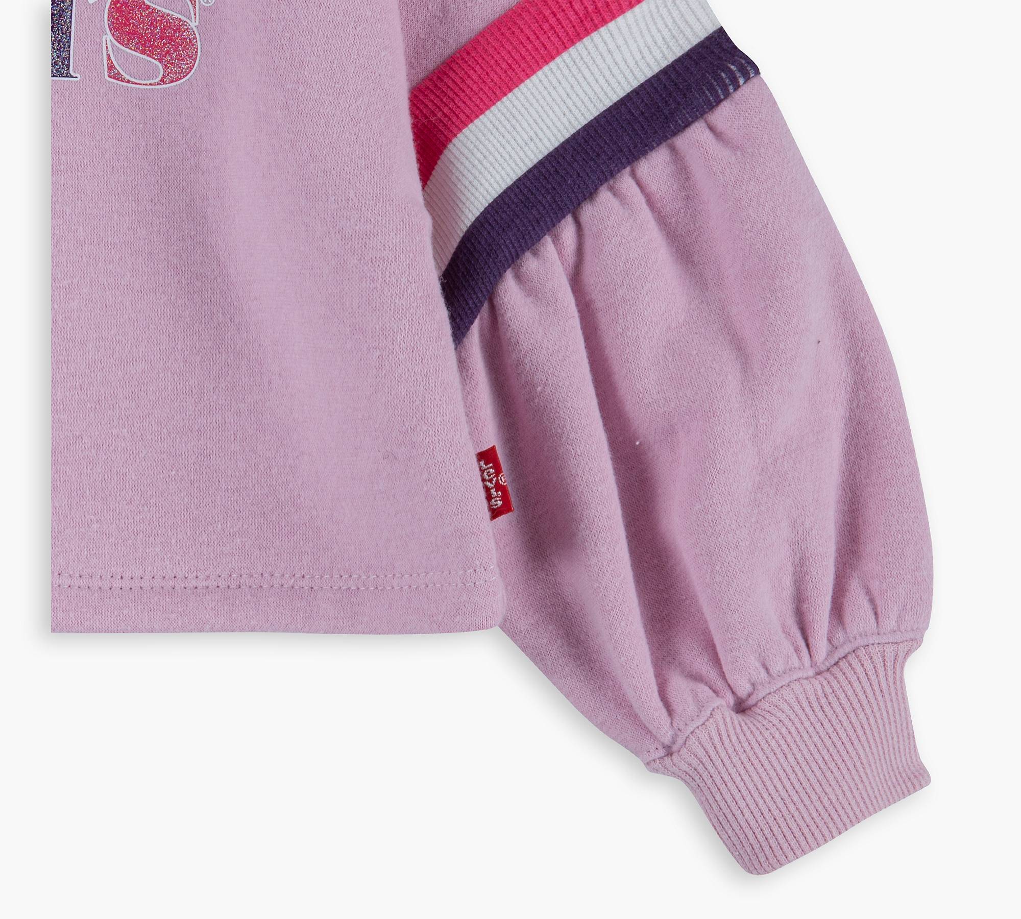 Baby Girls Rainbow Trim Hoodie And Jeans Set 12-24m - Pink | Levi's® US