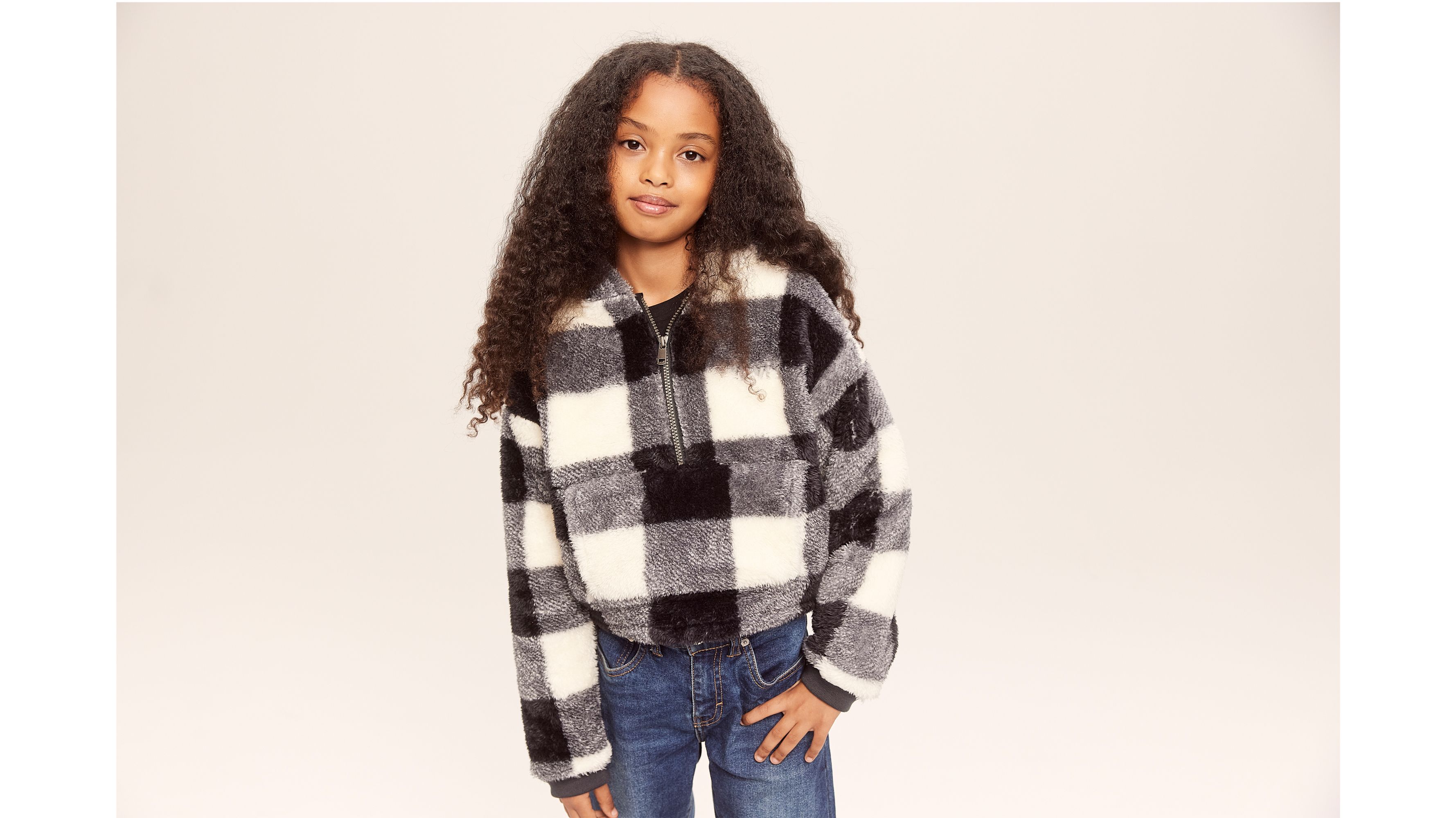 Levi's® Sherpa Big Girls Hoodie S-XL 5
