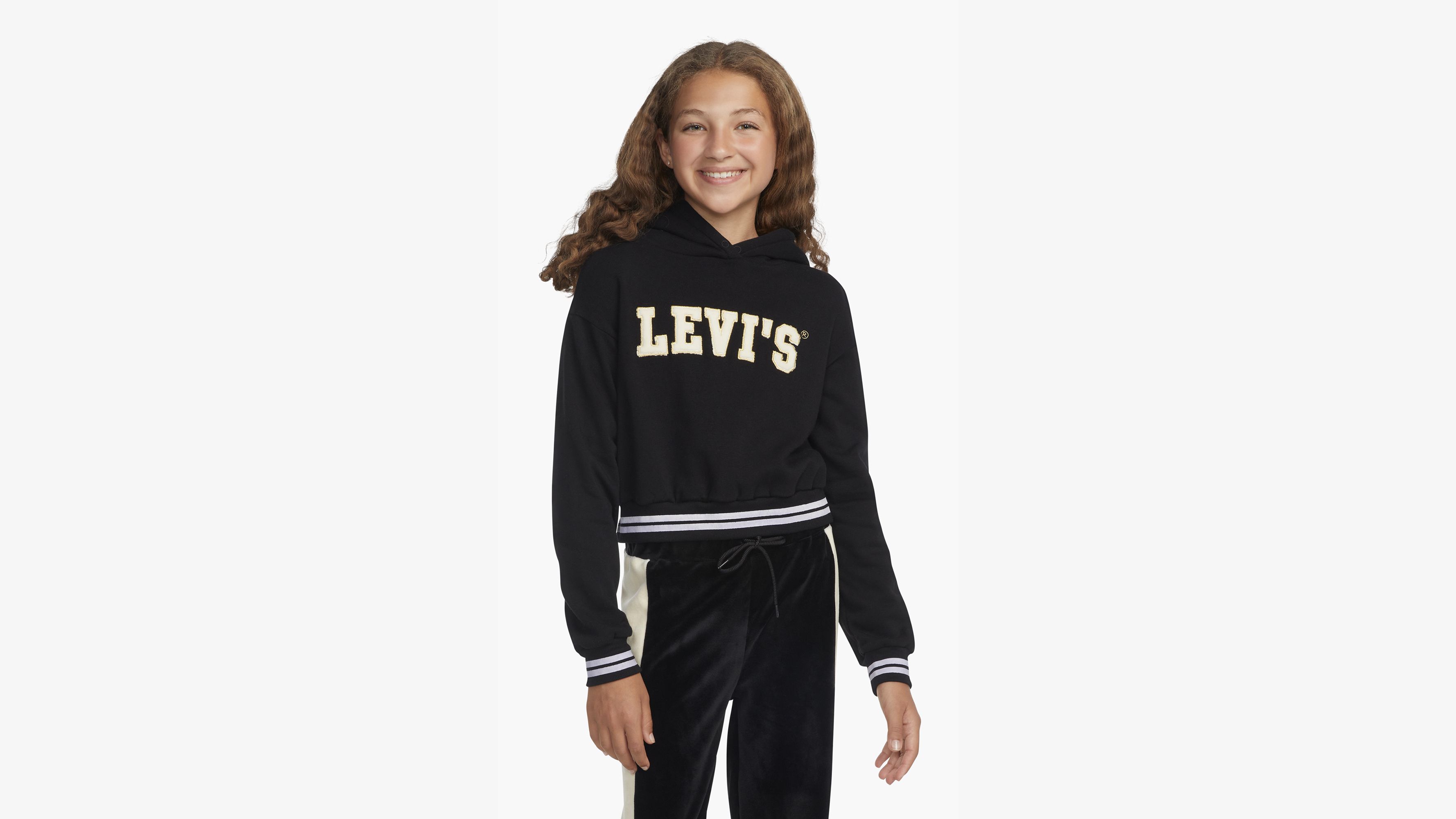 Levi's® Meet and Greet Sherpa Big Girls Hoodie S-XL 2