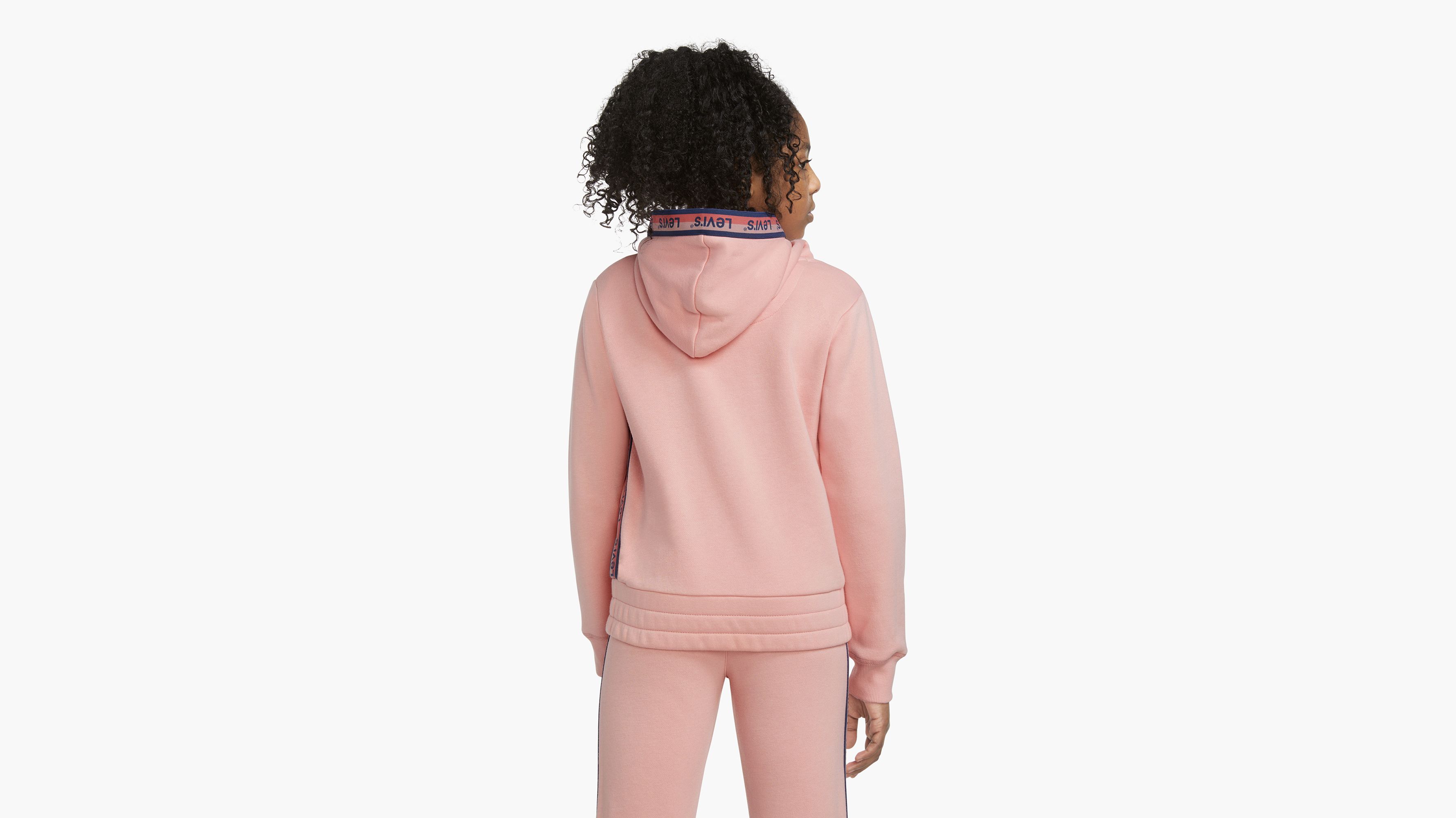 Levi's® Logo Hoodie Sweatshirt Big Girls 7-16 - Pink | Levi's® US