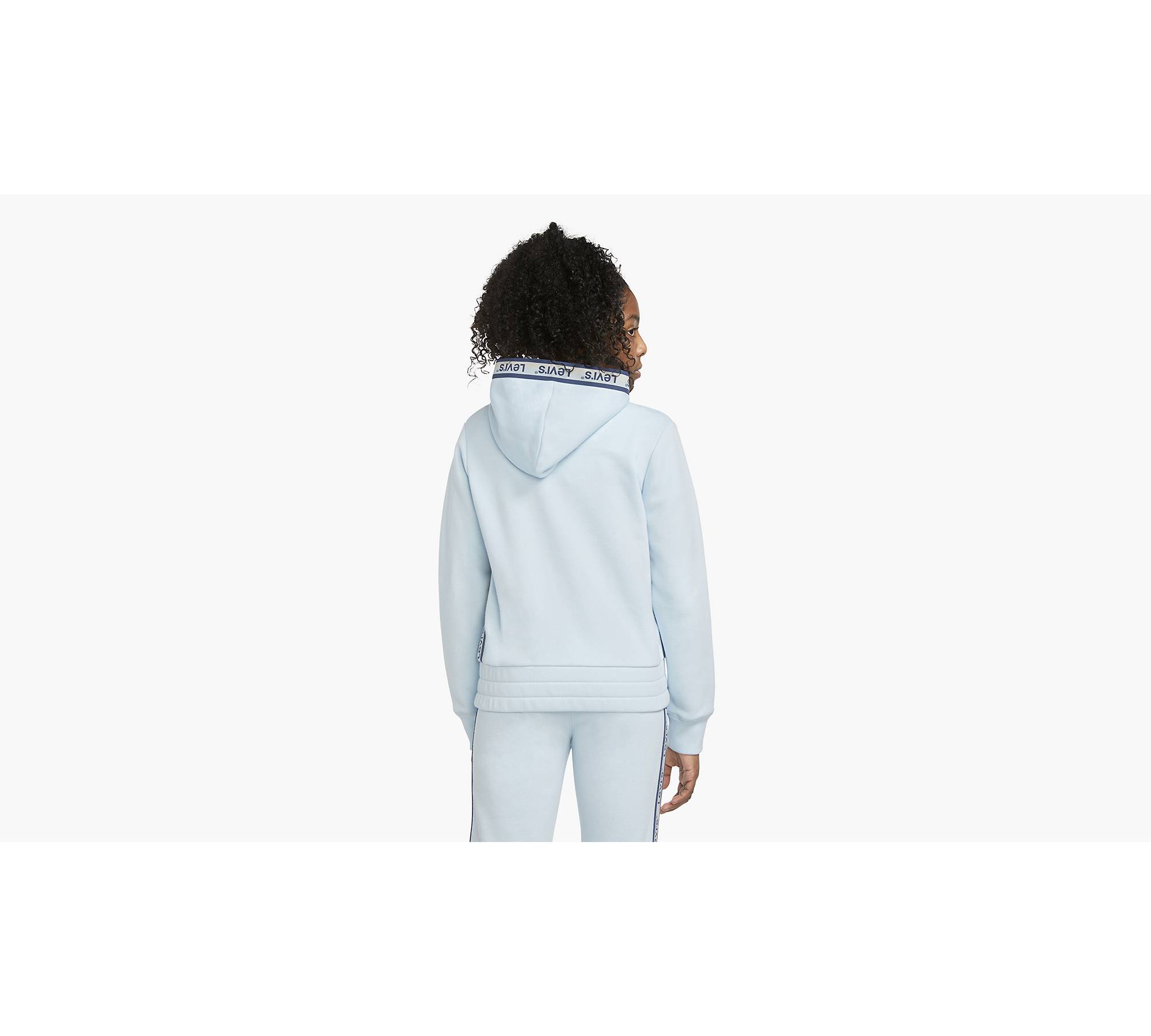 Levi\'s® Logo Hoodie Sweatshirt Big Blue Levi\'s® | Girls - US 7-16