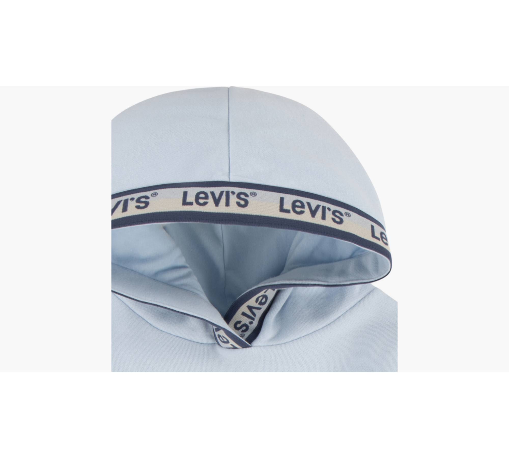 7-16 Girls Big Levi\'s® Hoodie Blue US Logo - Sweatshirt Levi\'s® |