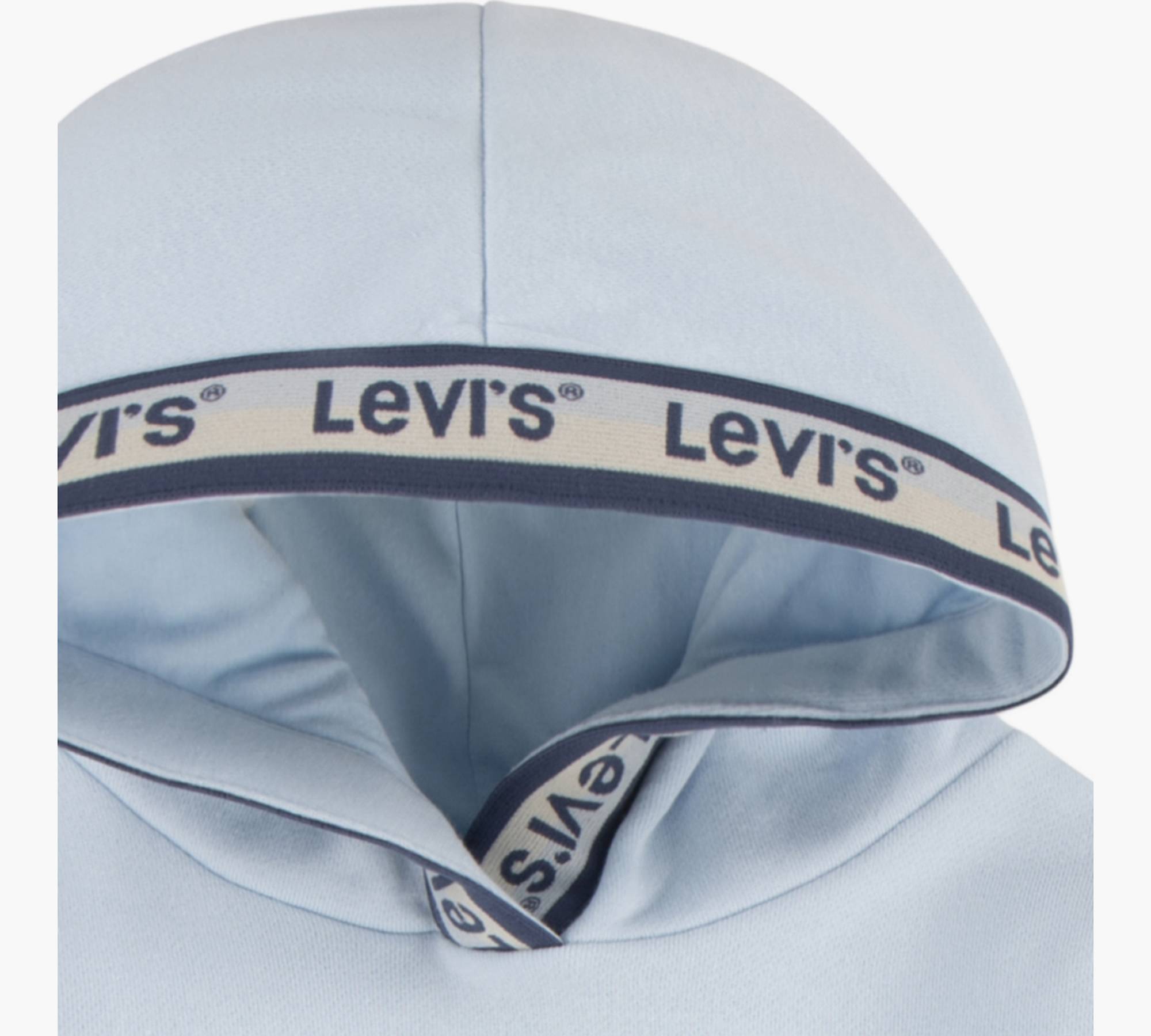 Levi's® Logo Hoodie Sweatshirt Big Girls 7-16 - Blue | Levi's® US