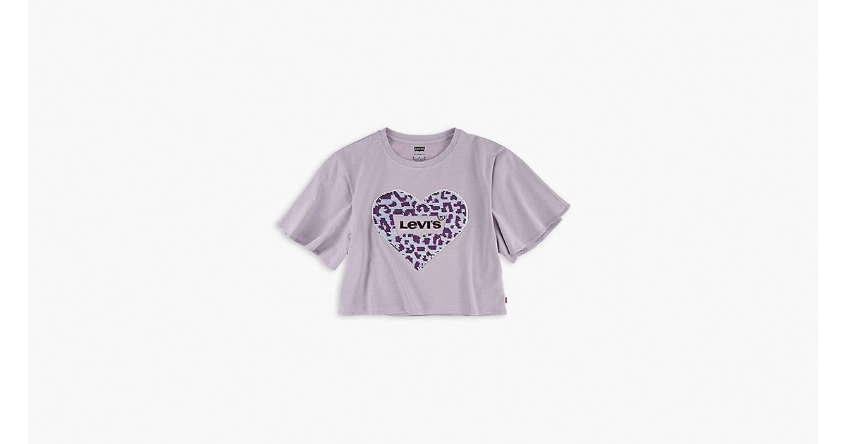 Purple Sparkle Tee Levi\'s® Girls S-xl | Big Shirt - US