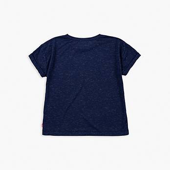 Big Girls S-XL Shimmer Drop Shoulder Tee Shirt 2