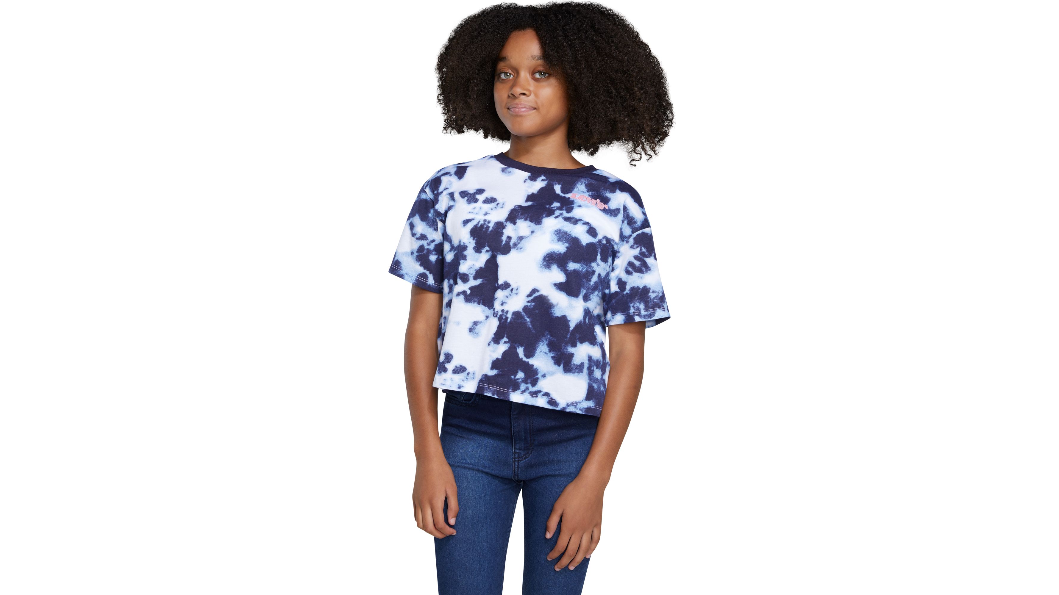 tie dye cropped t shirt
