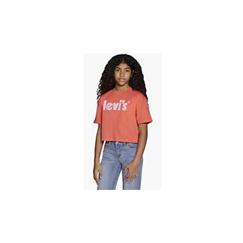 Meet and Greet Rolled Sleeve Graphic T-Shirt Big Girls S-XL 1