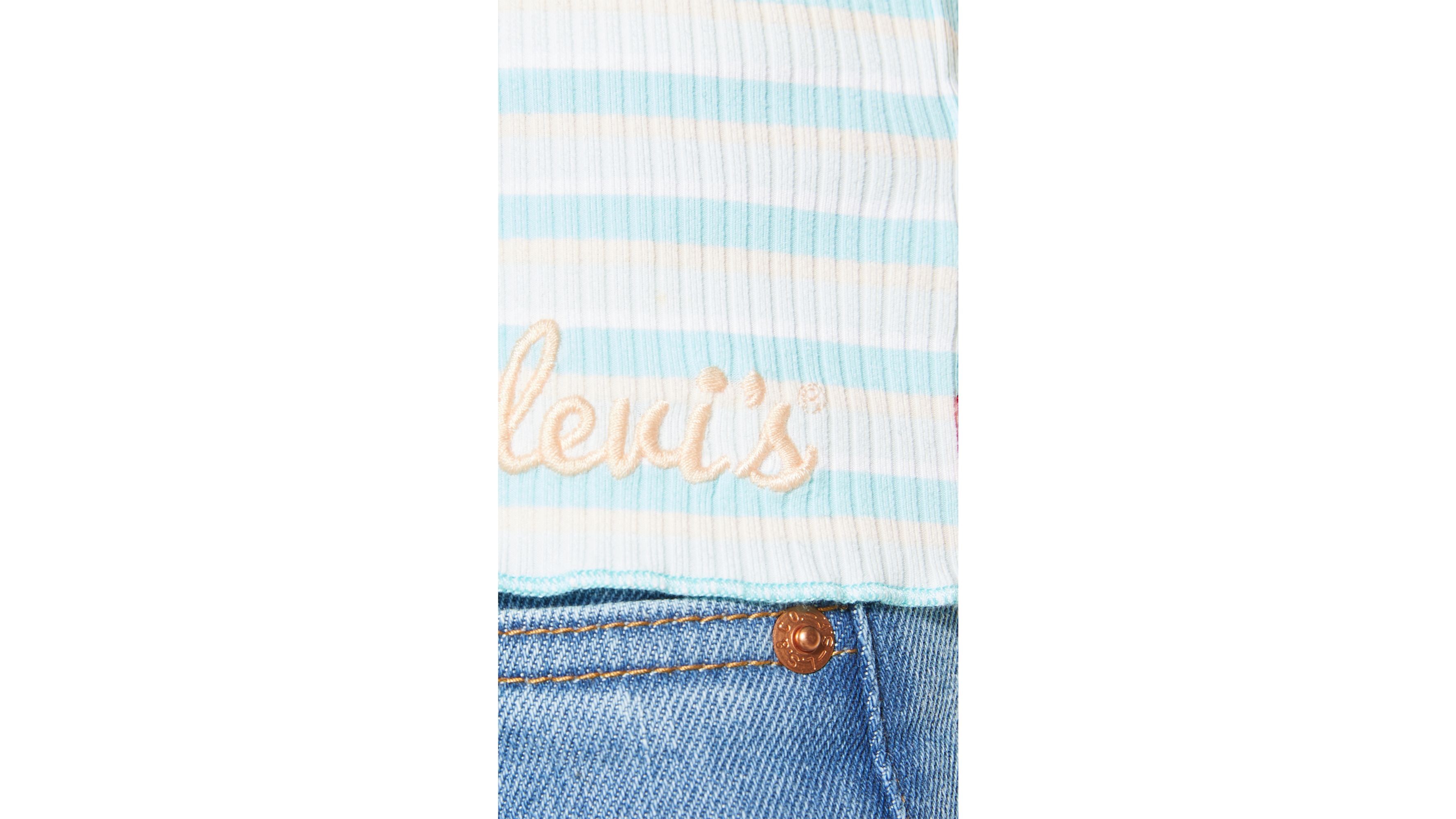 Girls Blue S-xl Ribbed - T-shirt | Levi\'s® US Big Baby