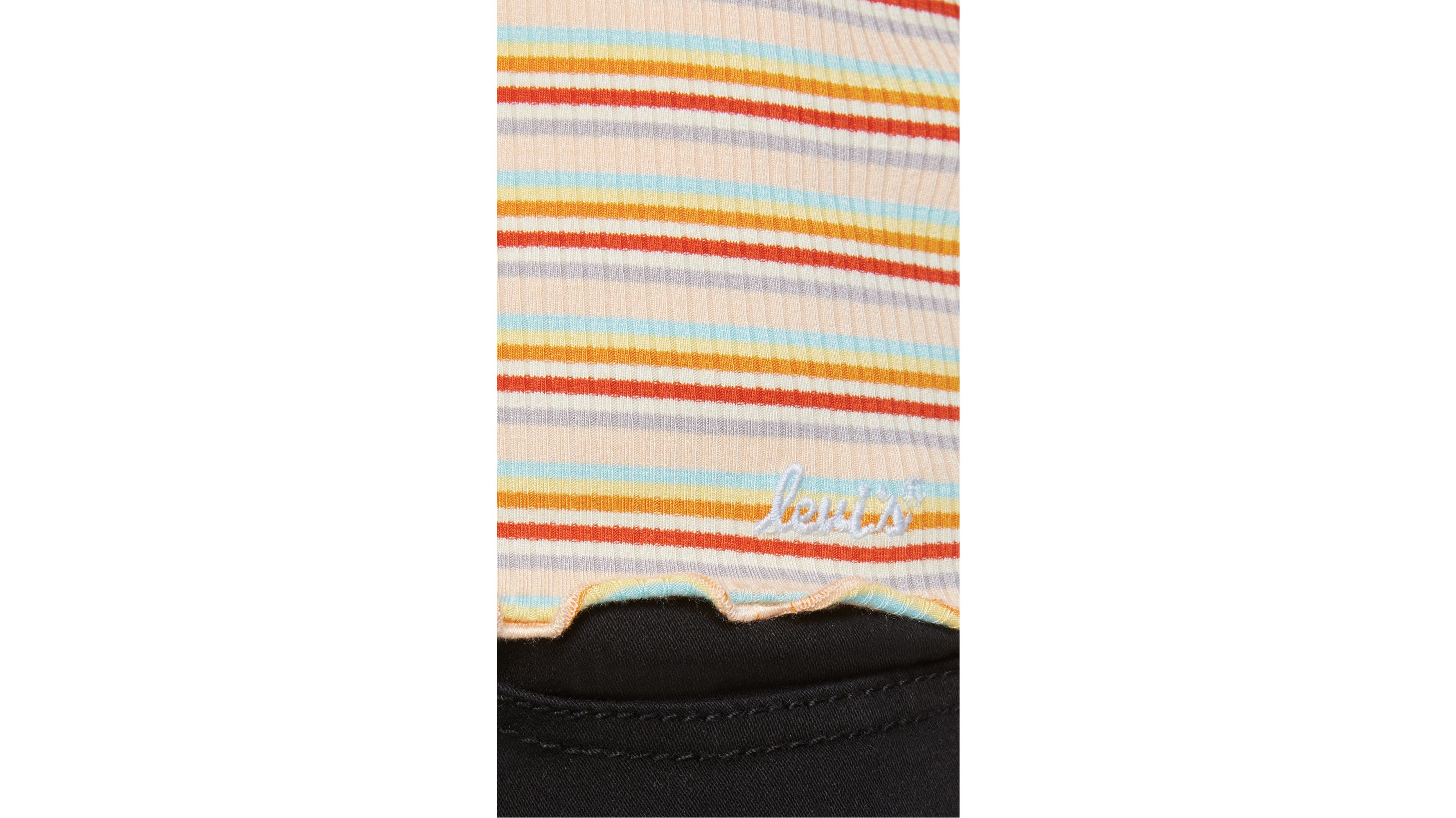 Ribbed Baby T-Shirt Big Girls S-XL 4