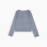Levi's® Long Sleeve Scoop Neck Ribbed Knit Big Girls Top S-XL 2