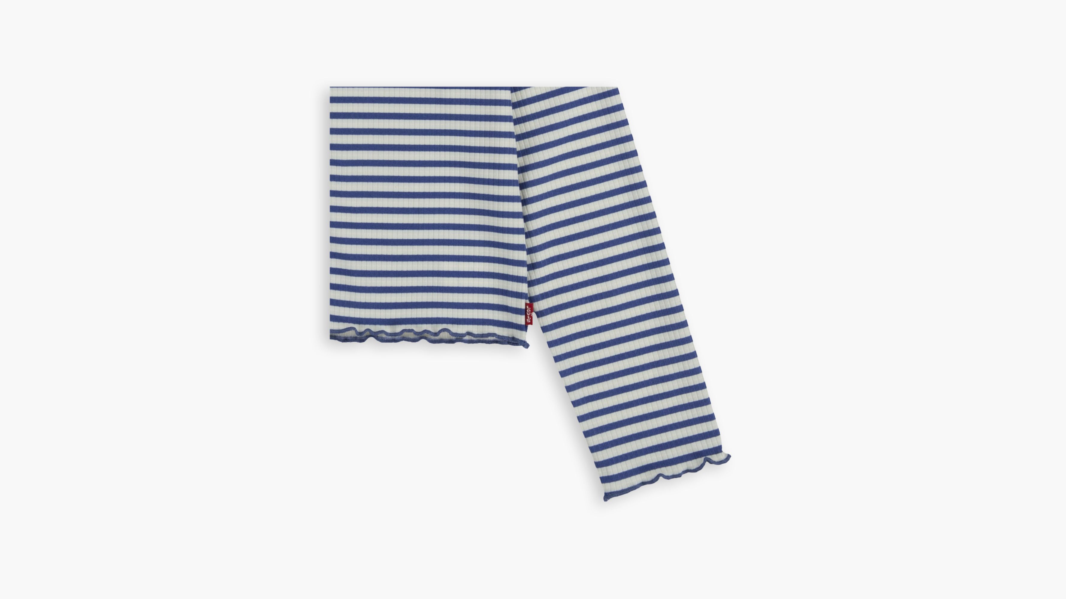 Levi's® Long Sleeve Scoop Neck Ribbed Knit Big Girls Top S-XL 3