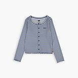 Levi's® Long Sleeve Scoop Neck Ribbed Knit Big Girls Top S-XL 1