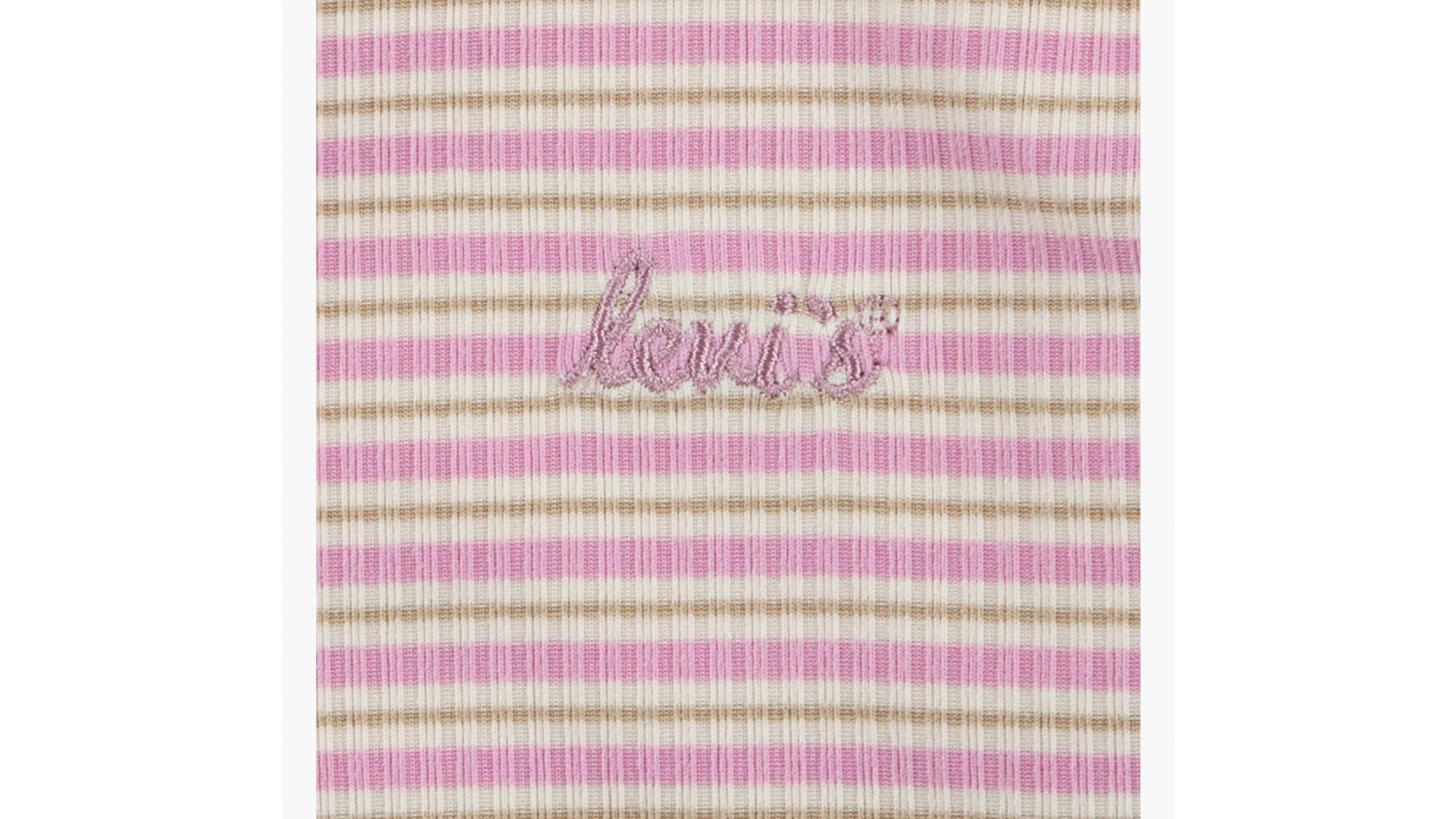 Levi's® Long Sleeve Scoop Neck Ribbed Knit Big Girls Top S-XL 3