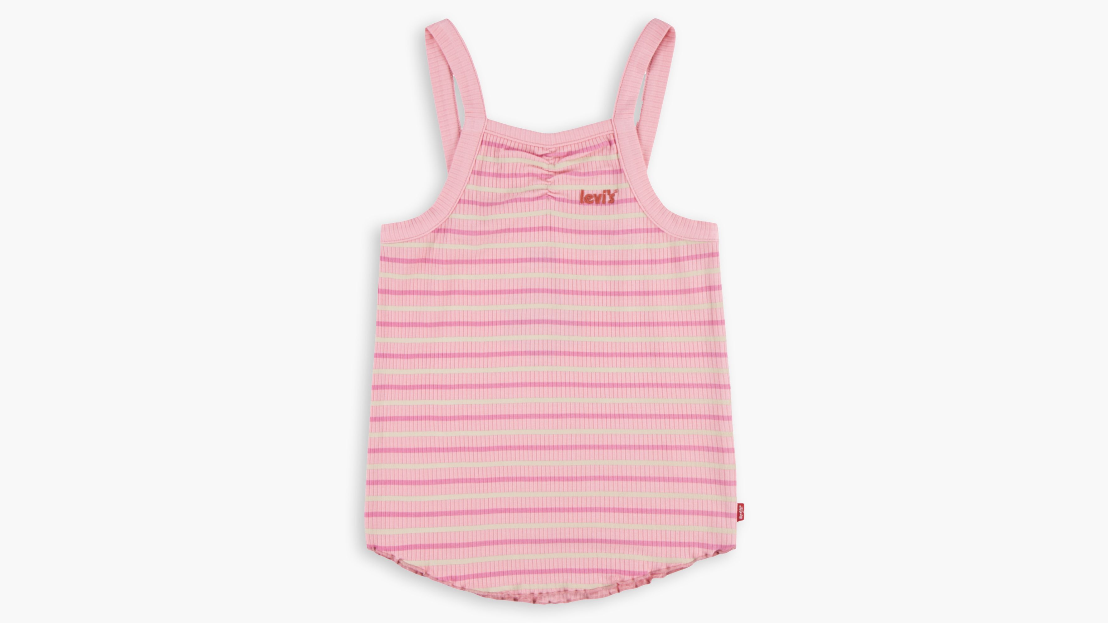 Striped Ribbed Tank Top Big Girls S-XL 1
