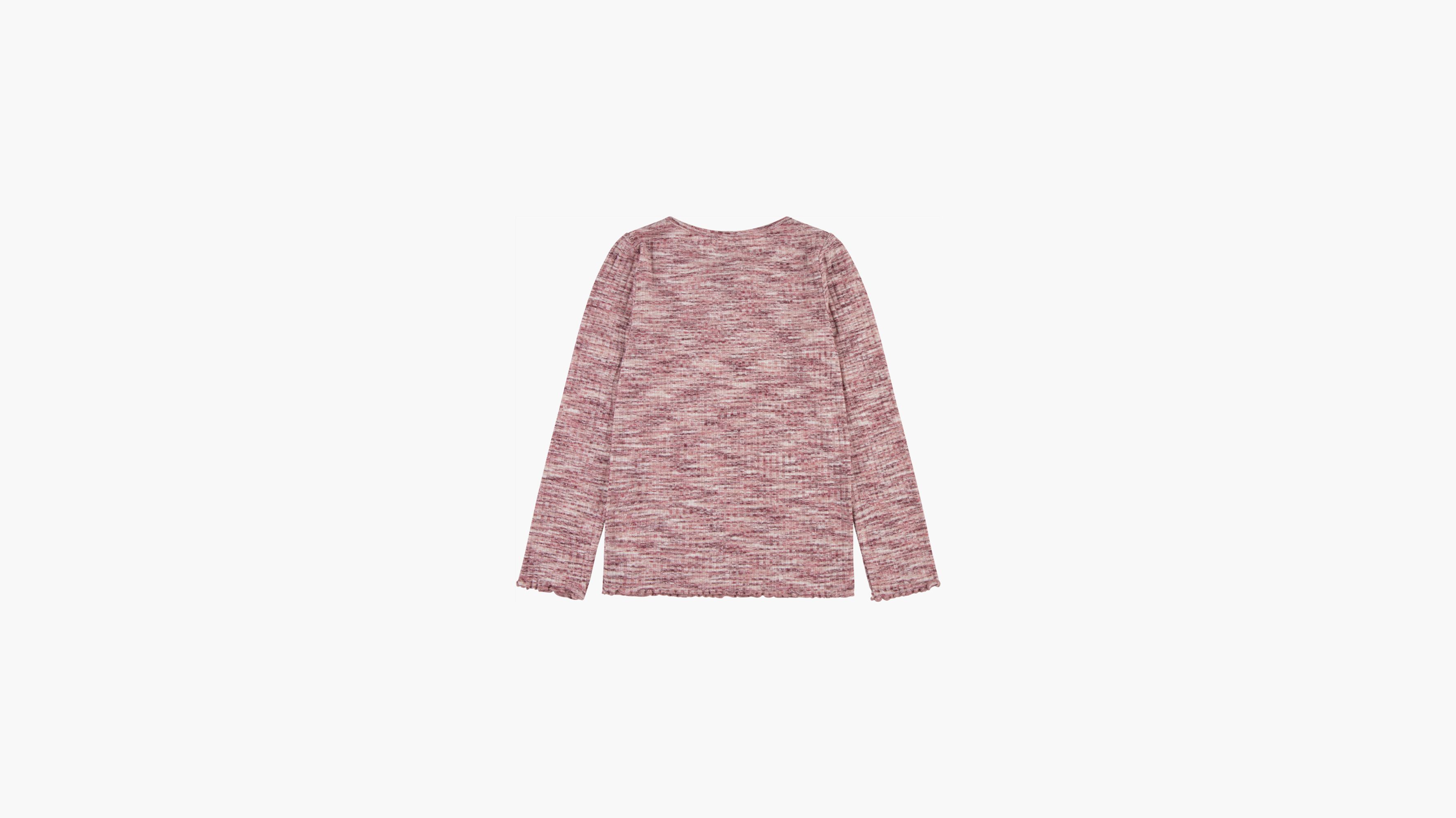 Space Dye Knit Top Big Girls 7-16 - Pink | Levi's® US